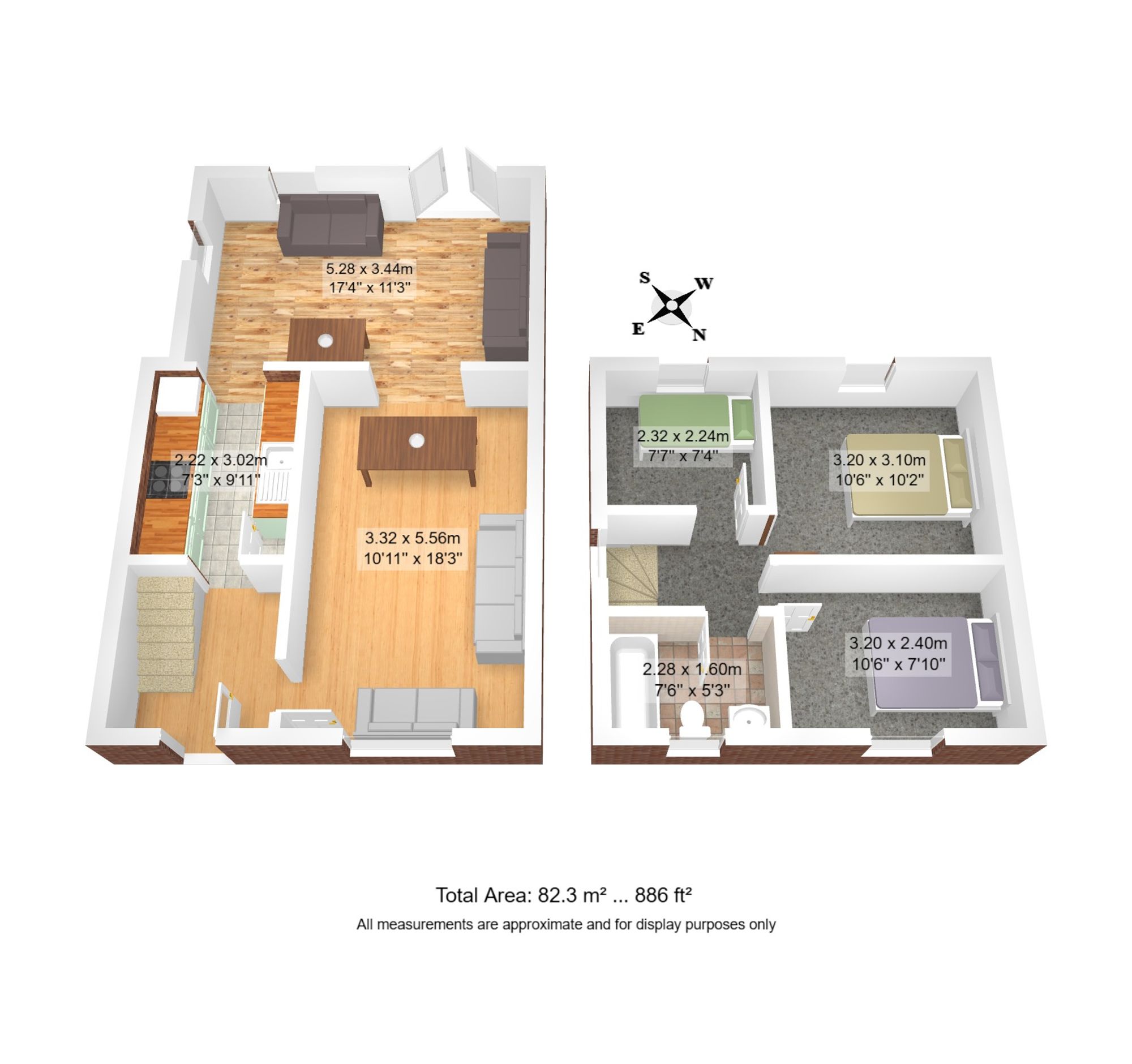 3 bed semi-detached house for sale in Lyndhurst Avenue, Manchester - Property floorplan