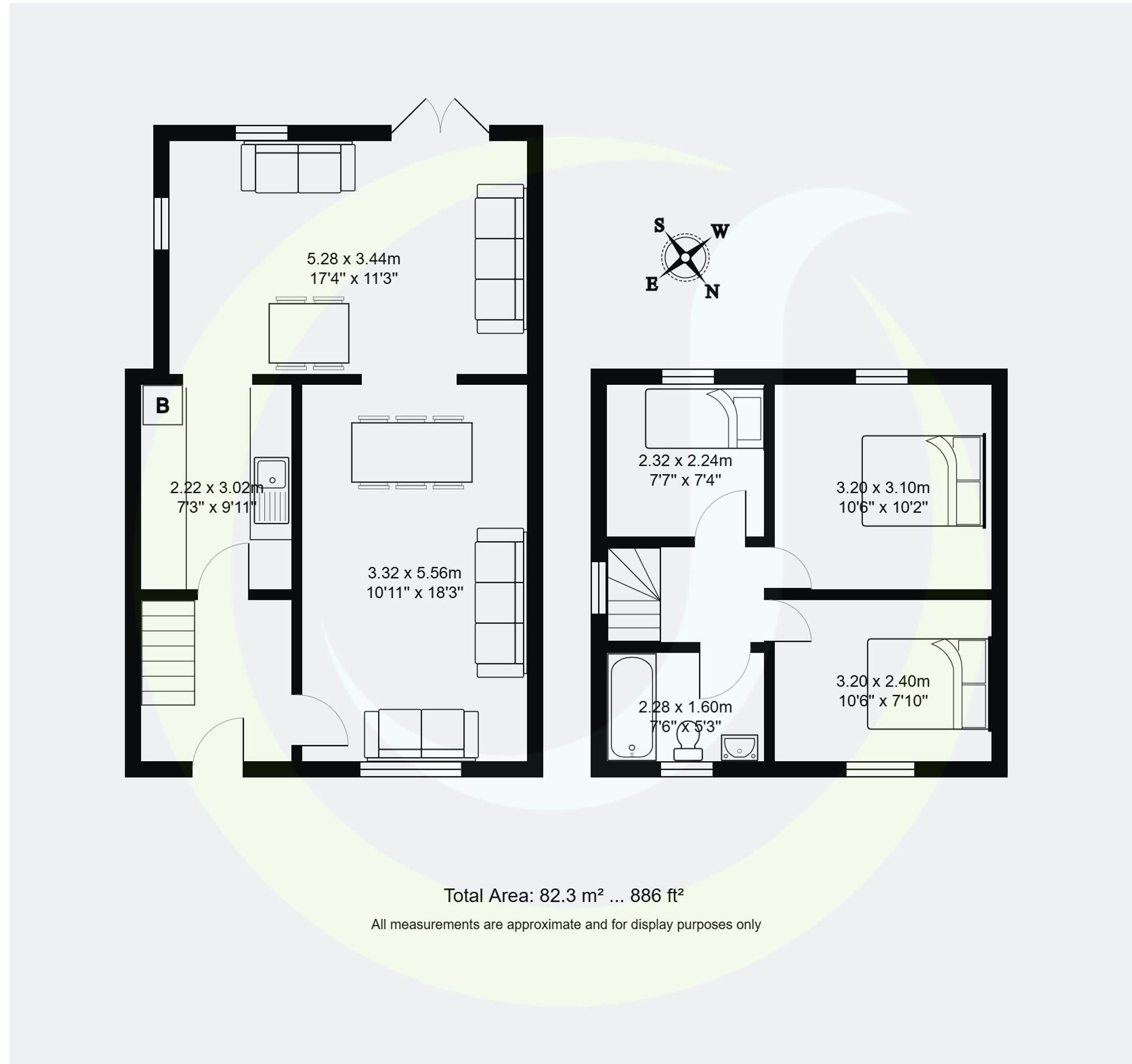 3 bed semi-detached house for sale in Lyndhurst Avenue, Manchester - Property floorplan