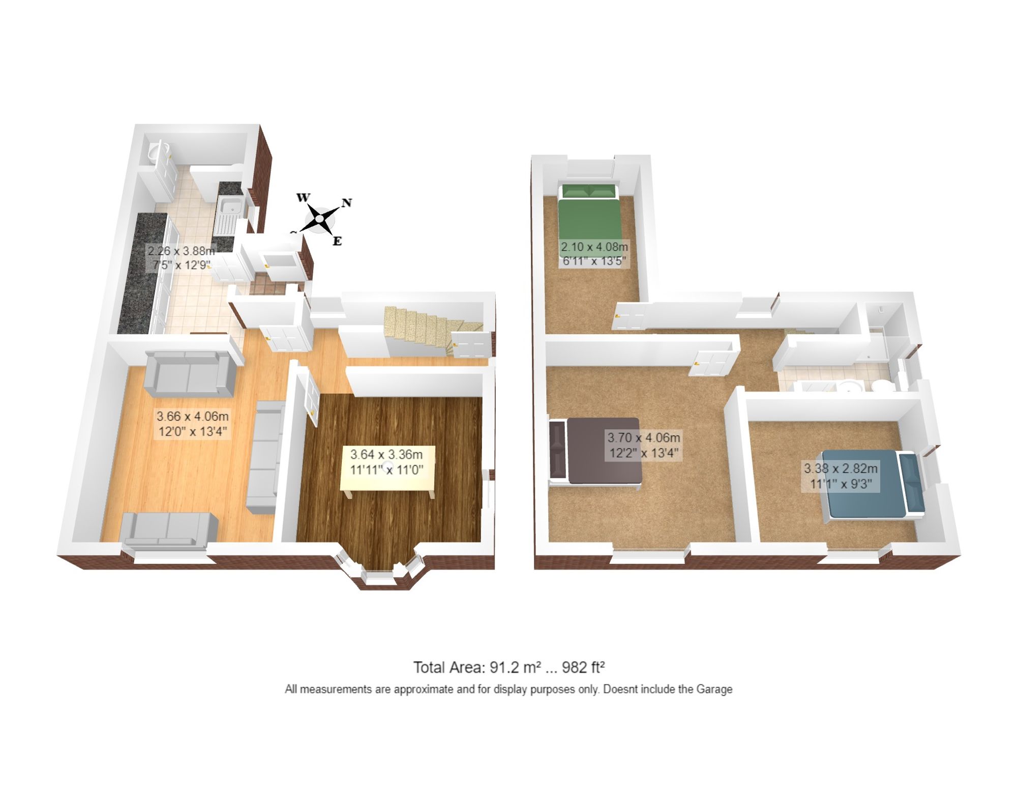 3 bed semi-detached house for sale in Baines Avenue, Manchester - Property floorplan