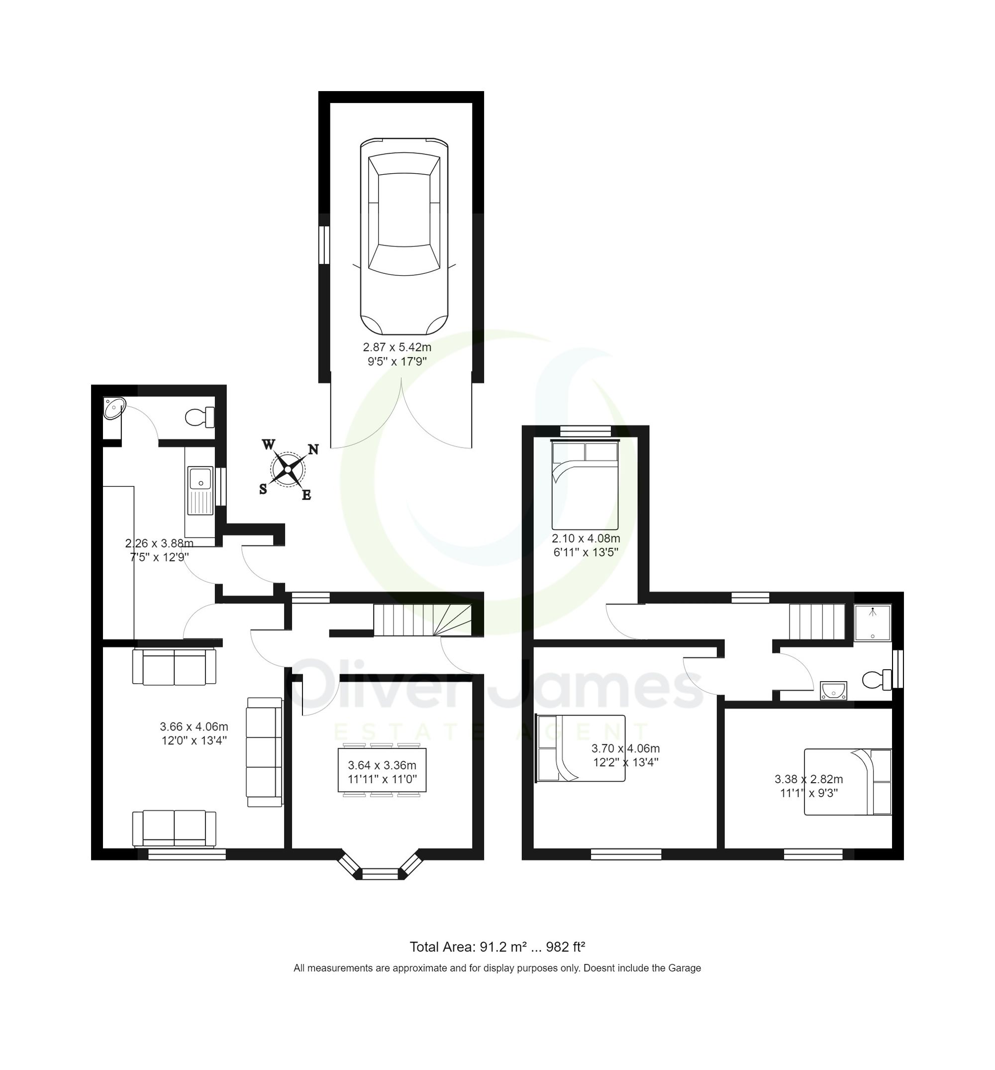 3 bed semi-detached house for sale in Baines Avenue, Manchester - Property floorplan