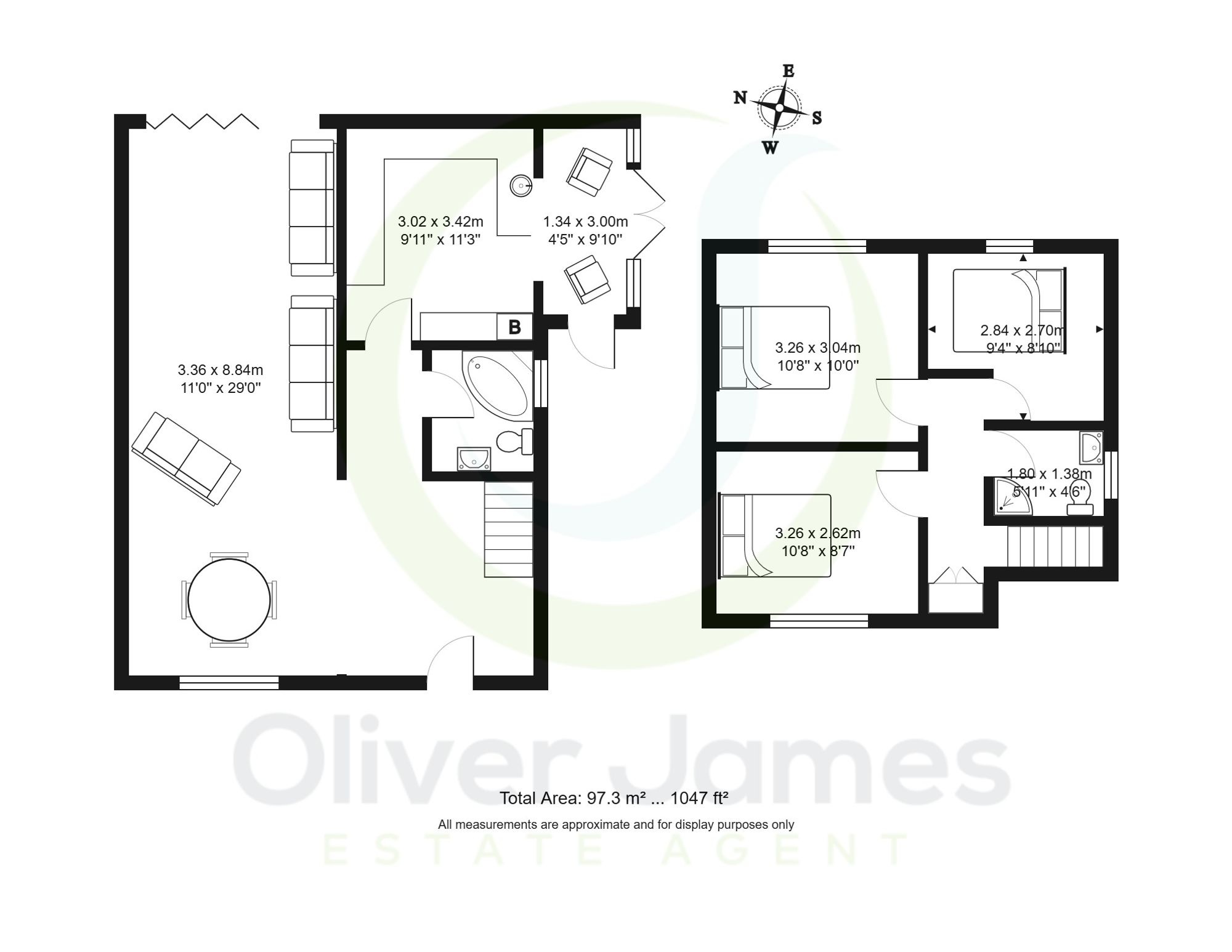 3 bed semi-detached bungalow for sale in Millingford Avenue, Warrington - Property floorplan