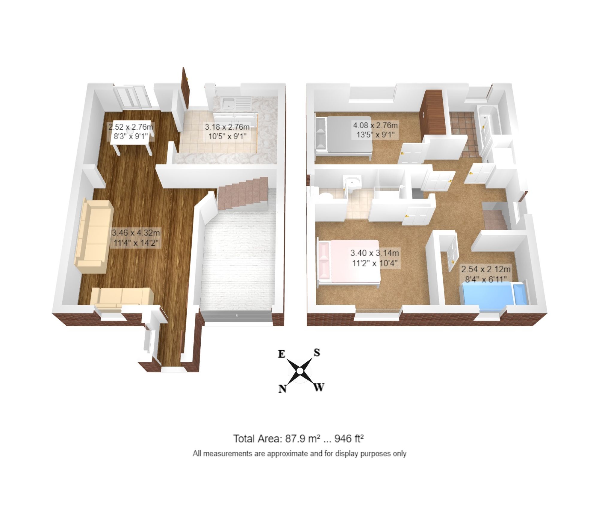 3 bed detached house for sale in Grazing Drive, Manchester - Property floorplan