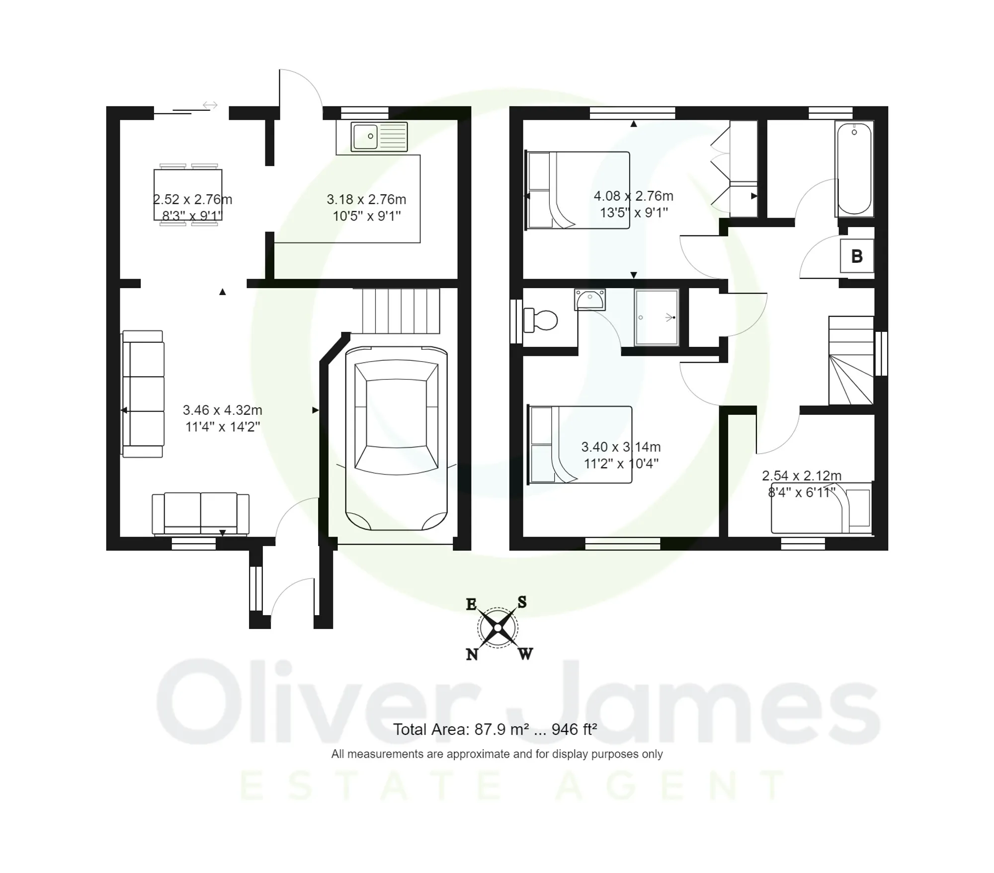 3 bed detached house for sale in Grazing Drive, Manchester - Property floorplan