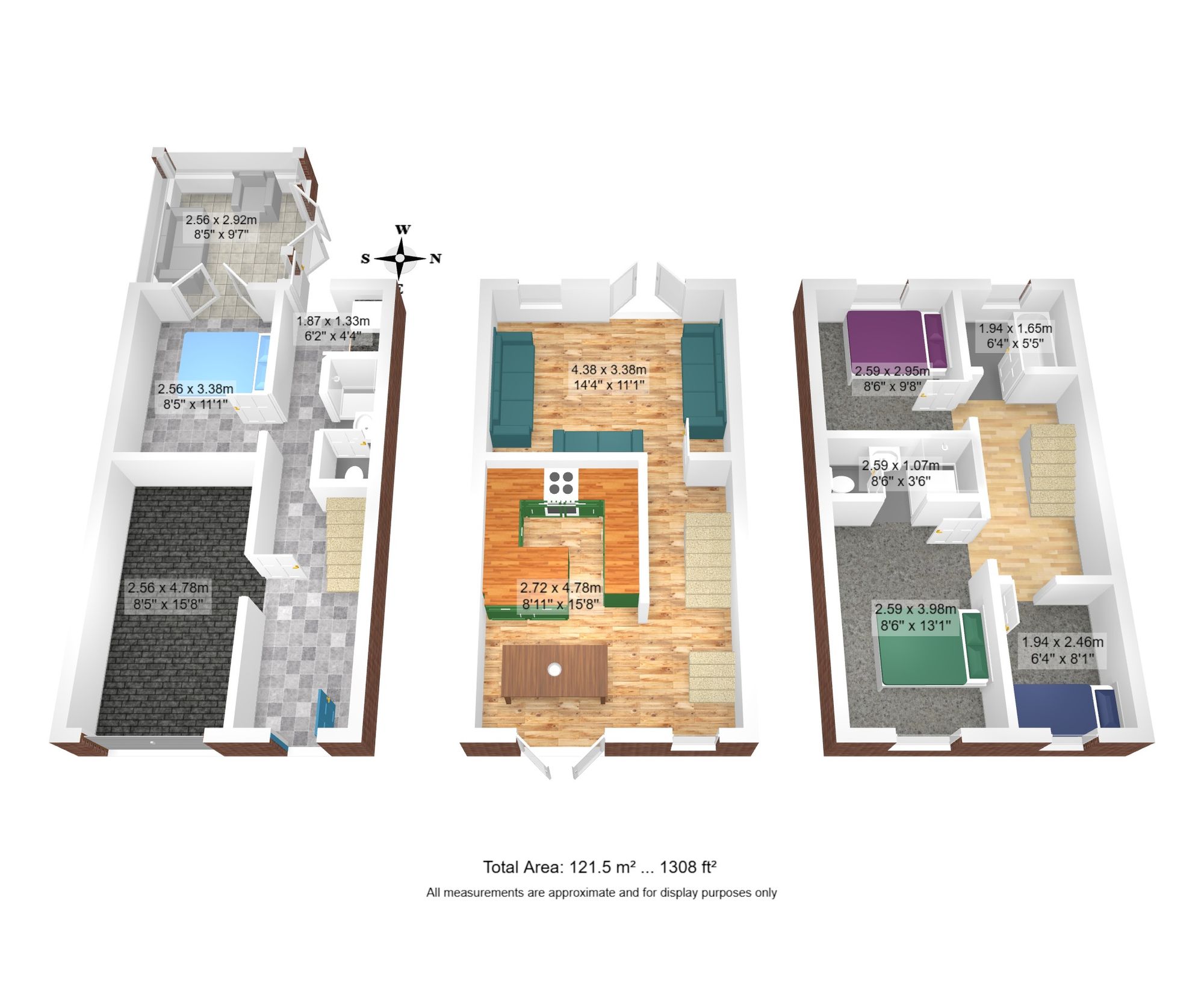 4 bed semi-detached house for sale in Sandywarps, Manchester - Property floorplan