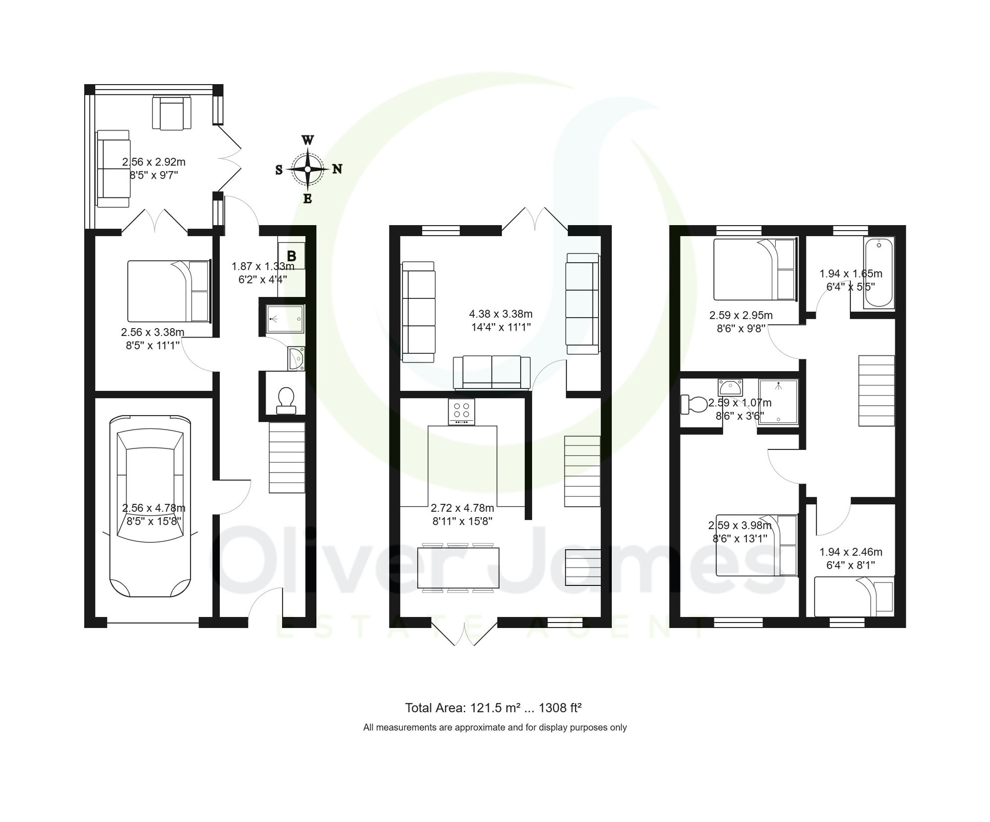 4 bed semi-detached house for sale in Sandywarps, Manchester - Property floorplan