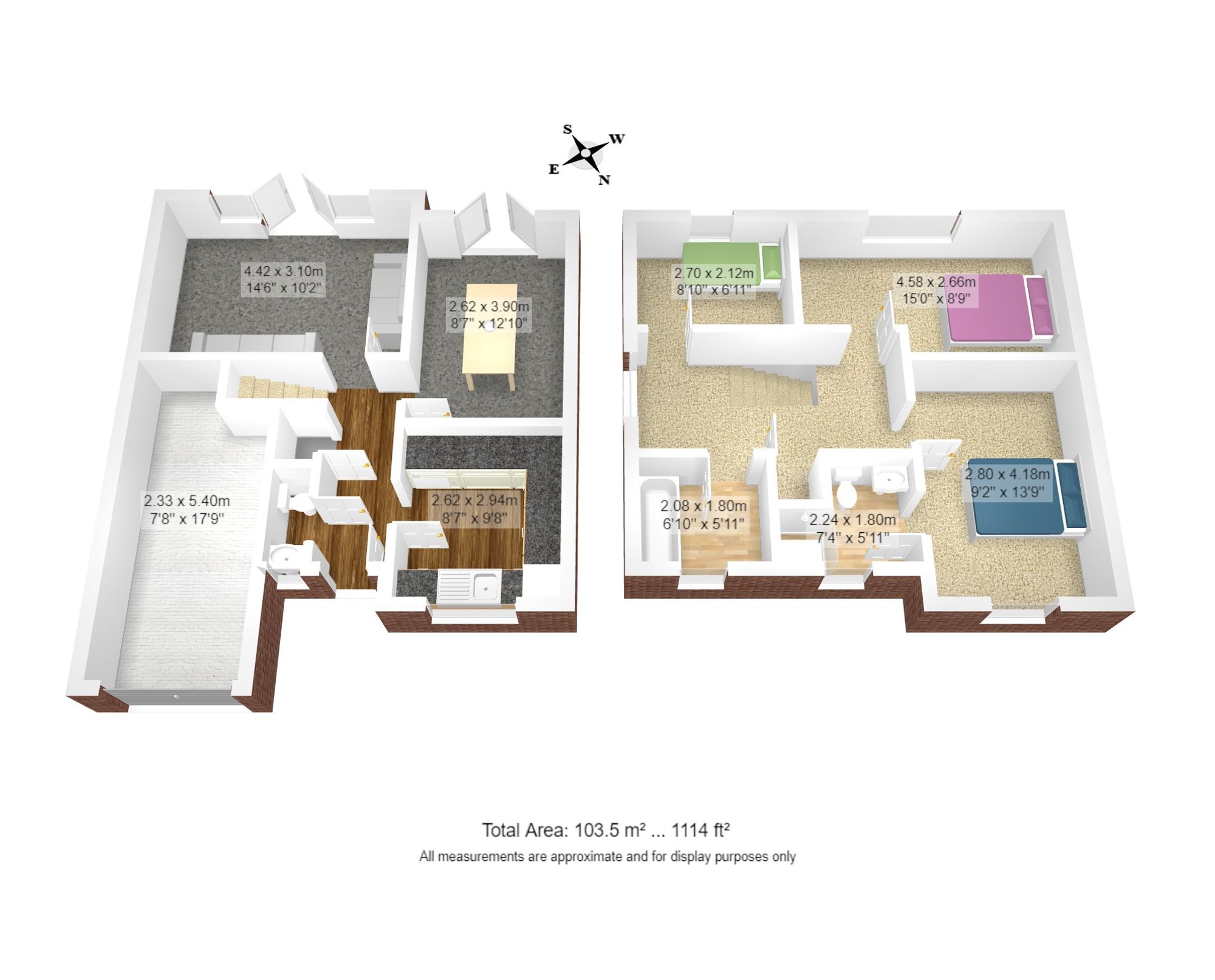 3 bed detached house for sale in Dean Road, Manchester - Property floorplan