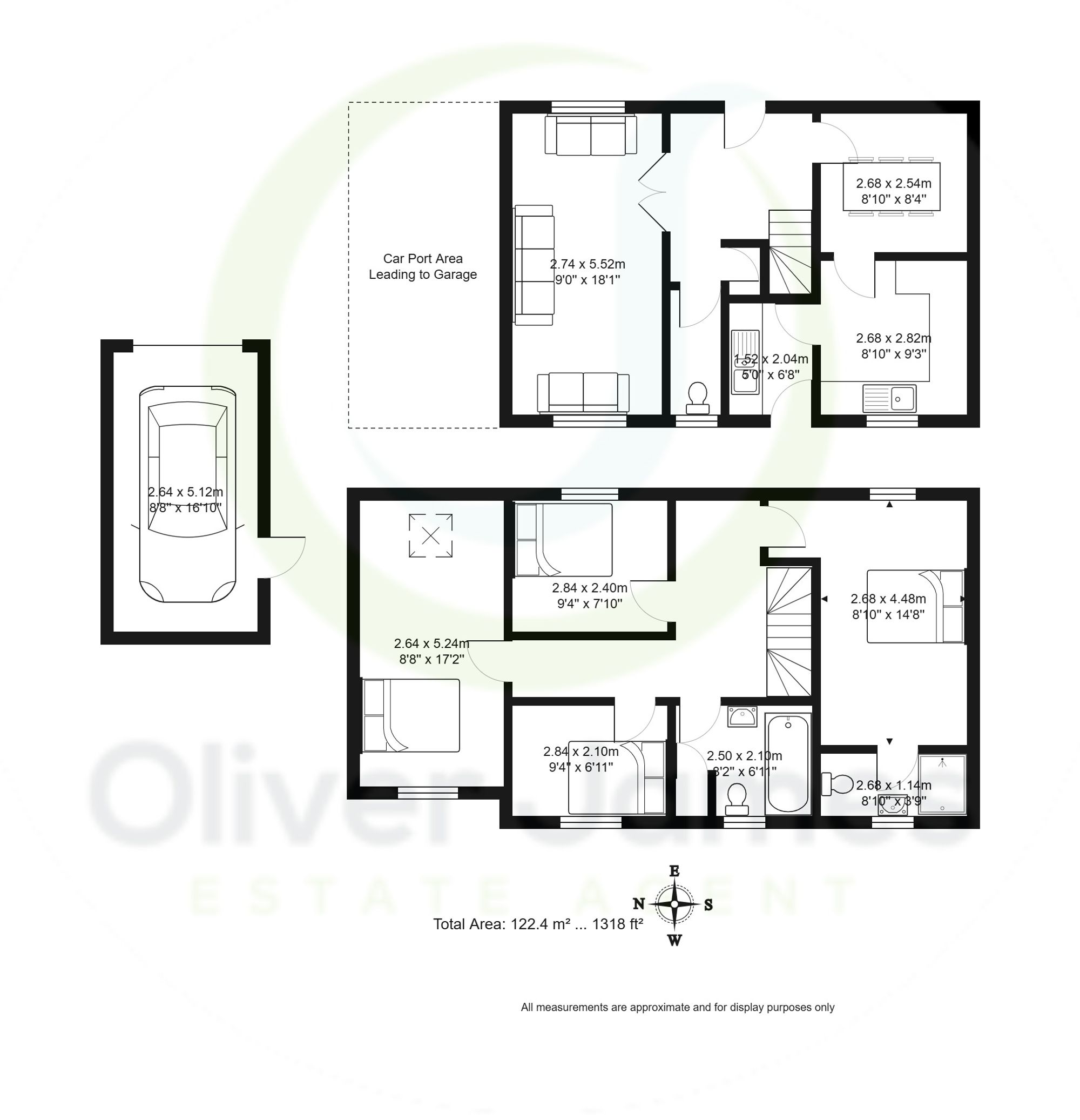 4 bed mid-terraced house for sale in Marsh Brook Close, Warrington - Property floorplan