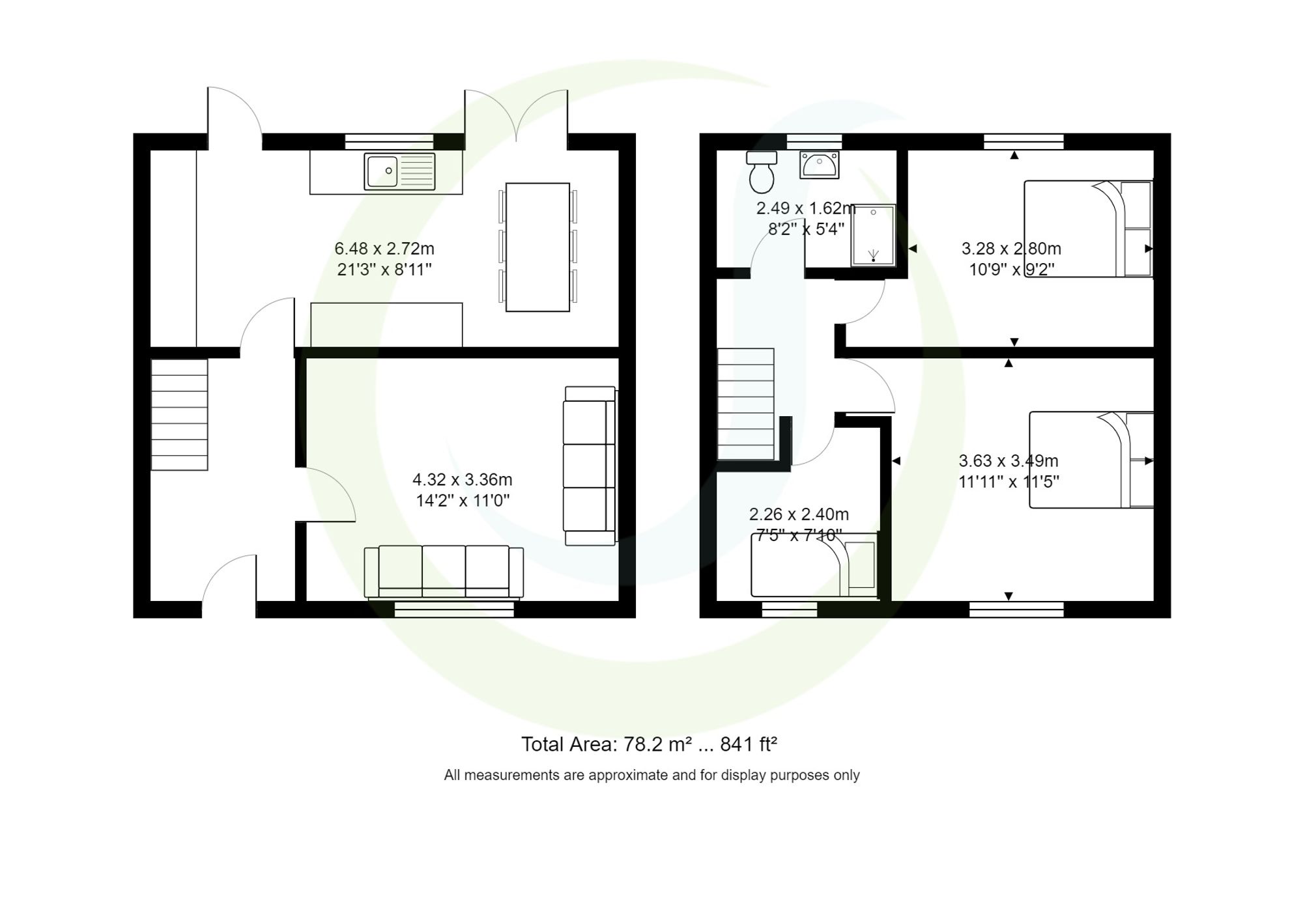 3 bed end of terrace house for sale in Lords Street, Manchester - Property floorplan