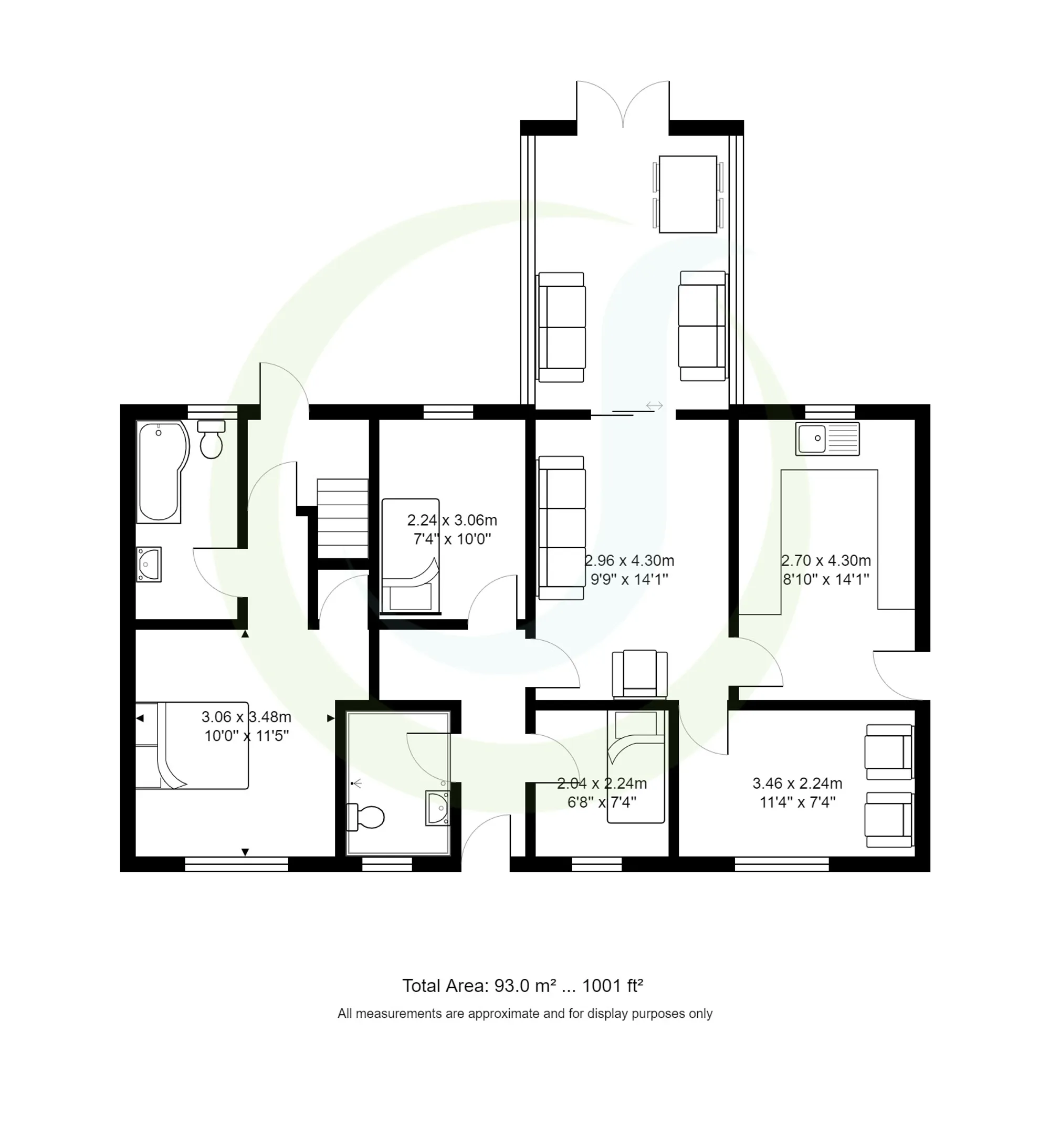3 bed detached bungalow for sale in Broomehouse Avenue, Manchester - Property floorplan