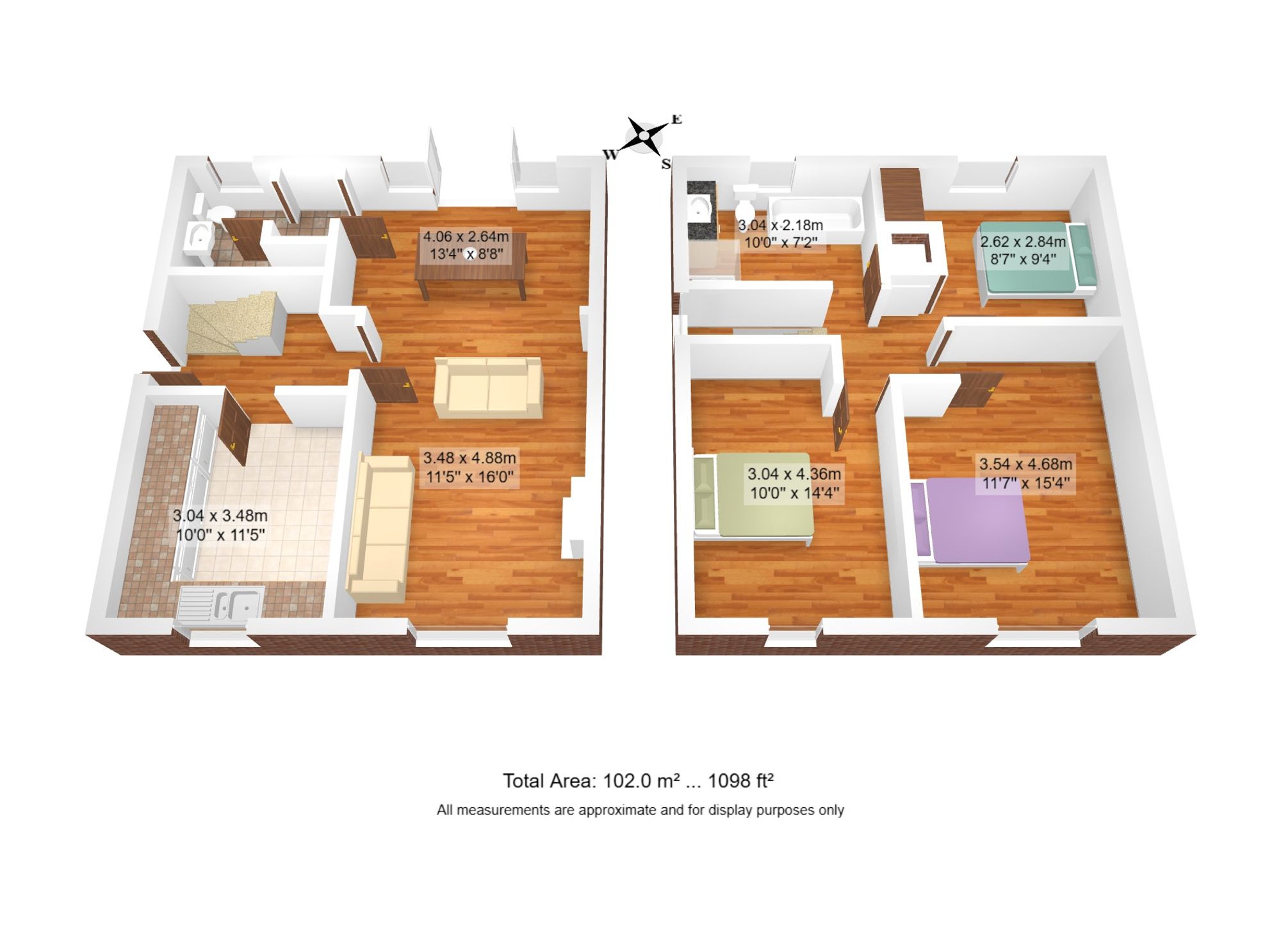 3 bed semi-detached house for sale in Victory Road, Manchester - Property floorplan