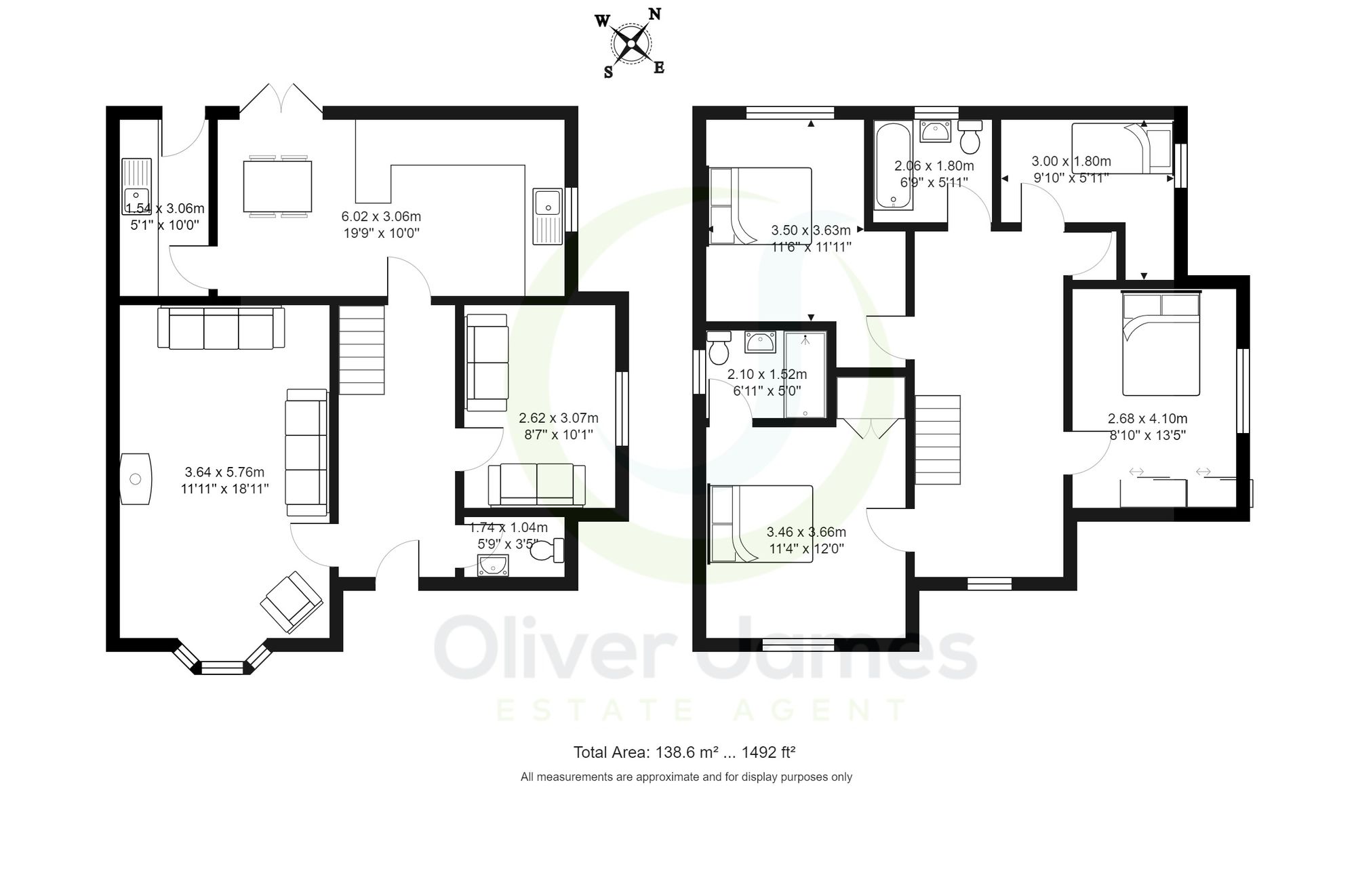 4 bed detached house for sale in Roseway Avenue, Manchester - Property floorplan