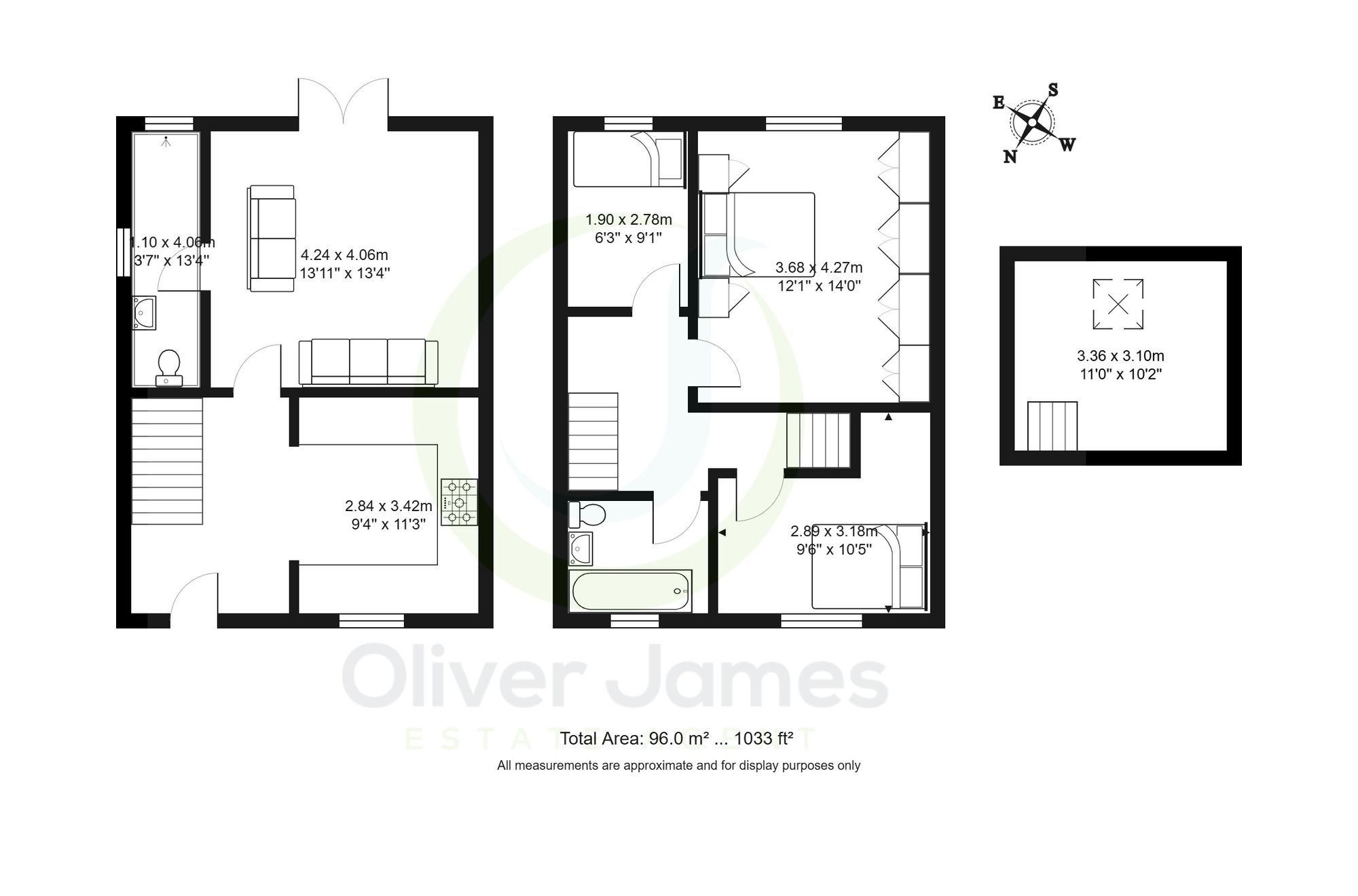 3 bed semi-detached house for sale in Fiddlers Lane, Manchester - Property floorplan