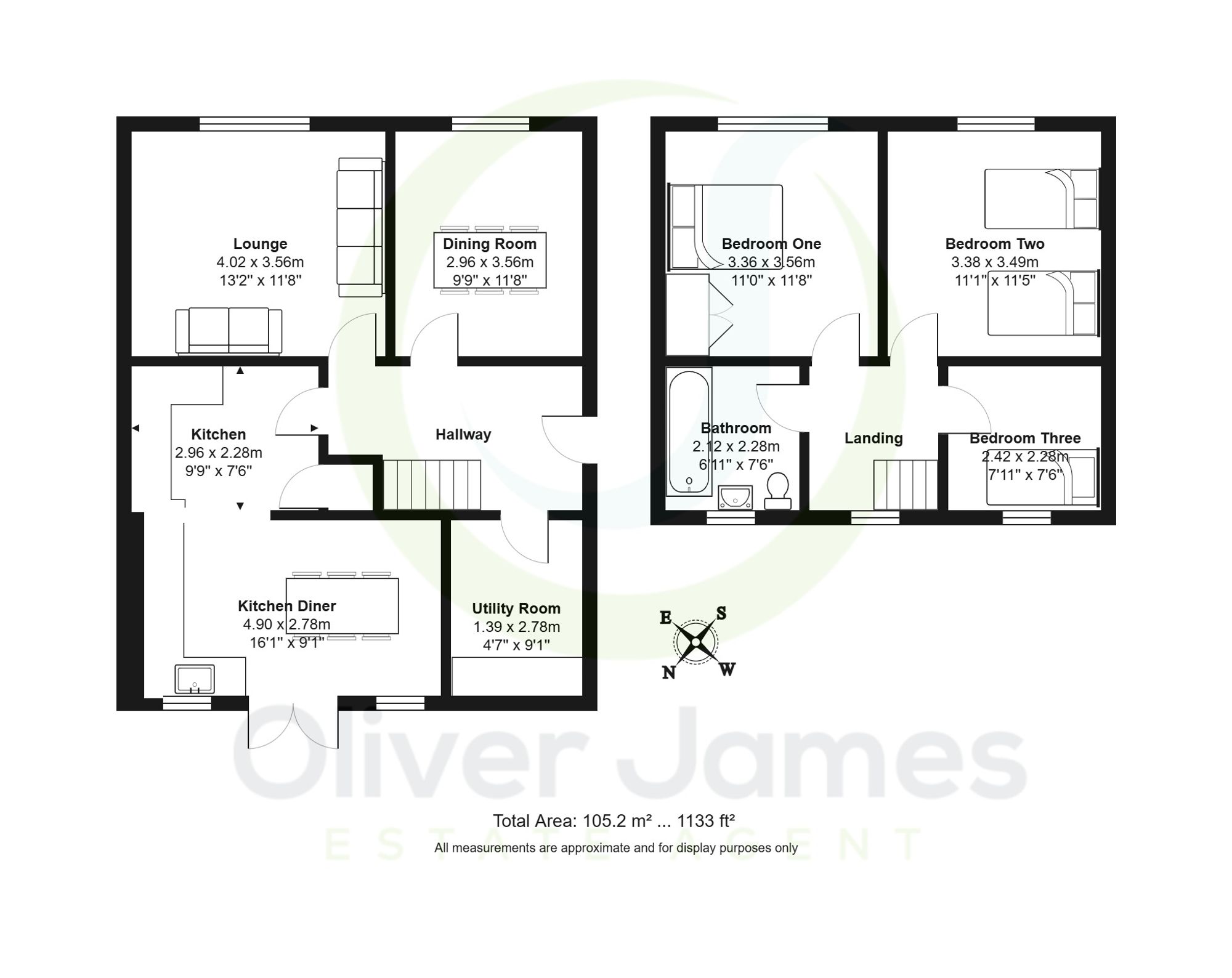 3 bed semi-detached house for sale in Lime Close, Rixton, WA3 - Property floorplan