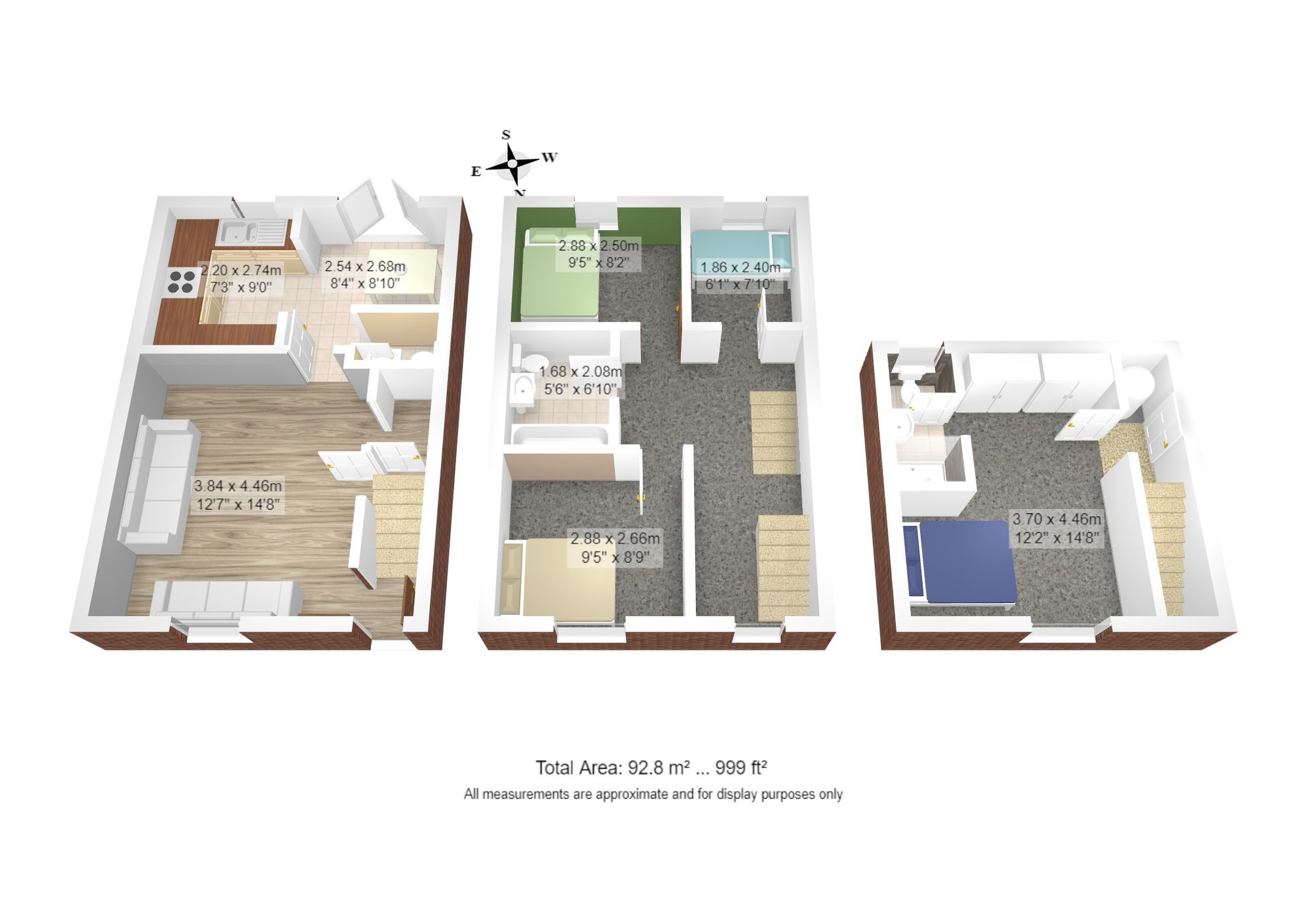 4 bed semi-detached house for sale in Mariners Way, Manchester - Property floorplan