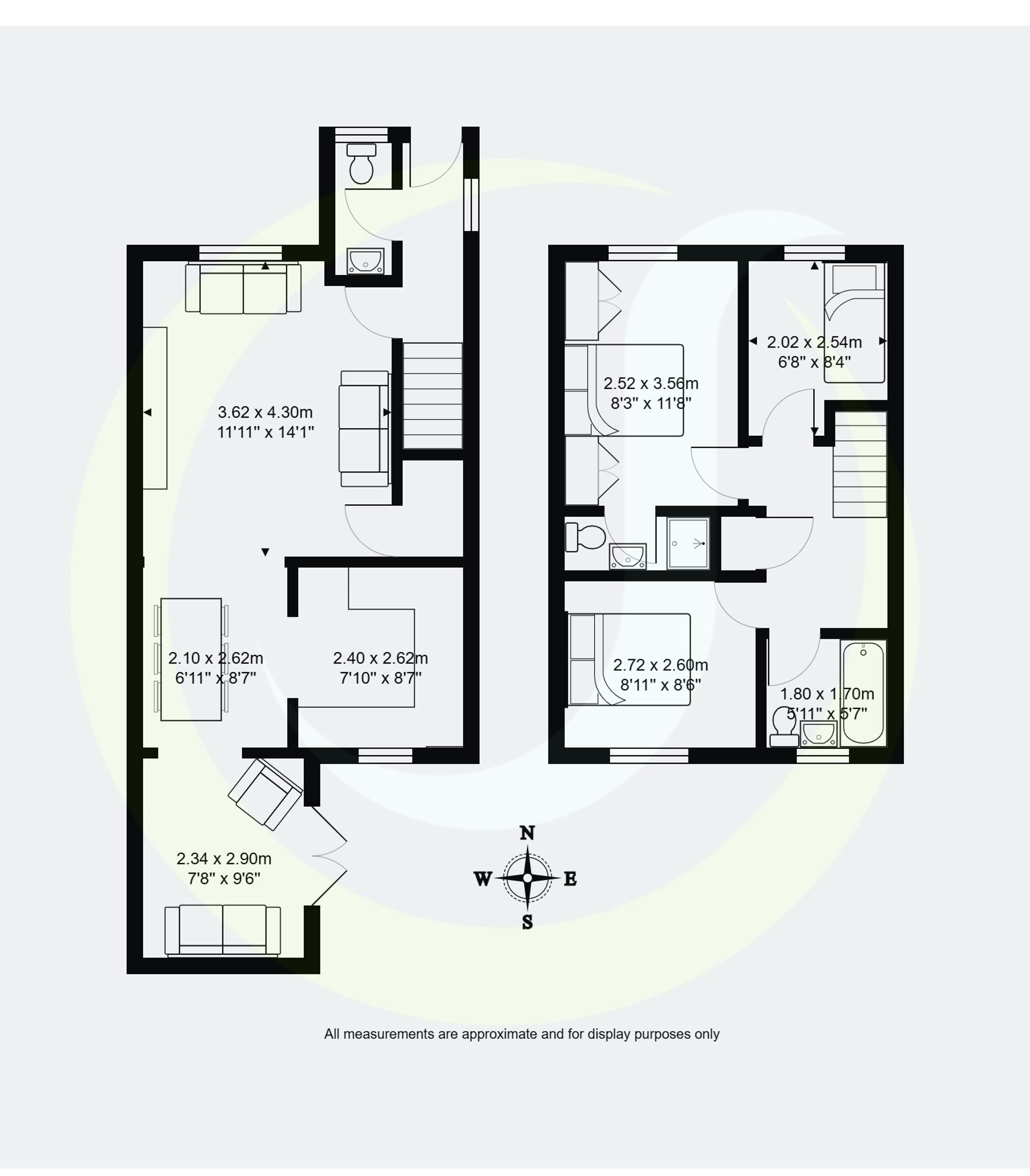 3 bed end of terrace house for sale in Stickens Lock Lane, Manchester - Property floorplan