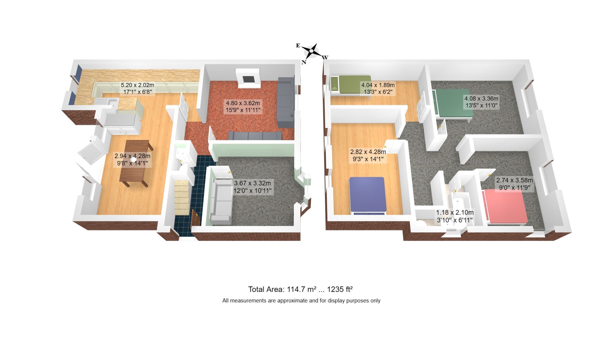 4 bed semi-detached house for sale in Baines Avenue, Manchester - Property floorplan