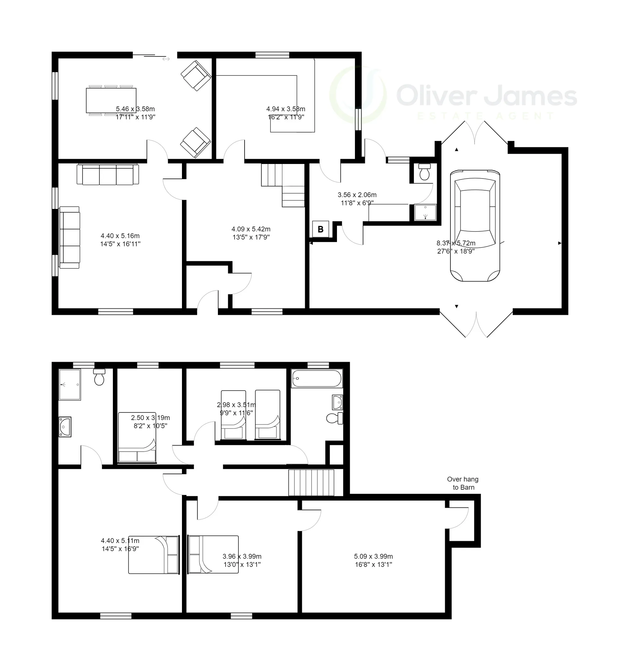 4 bed detached house for sale in Woolden Road, Manchester - Property Floorplan