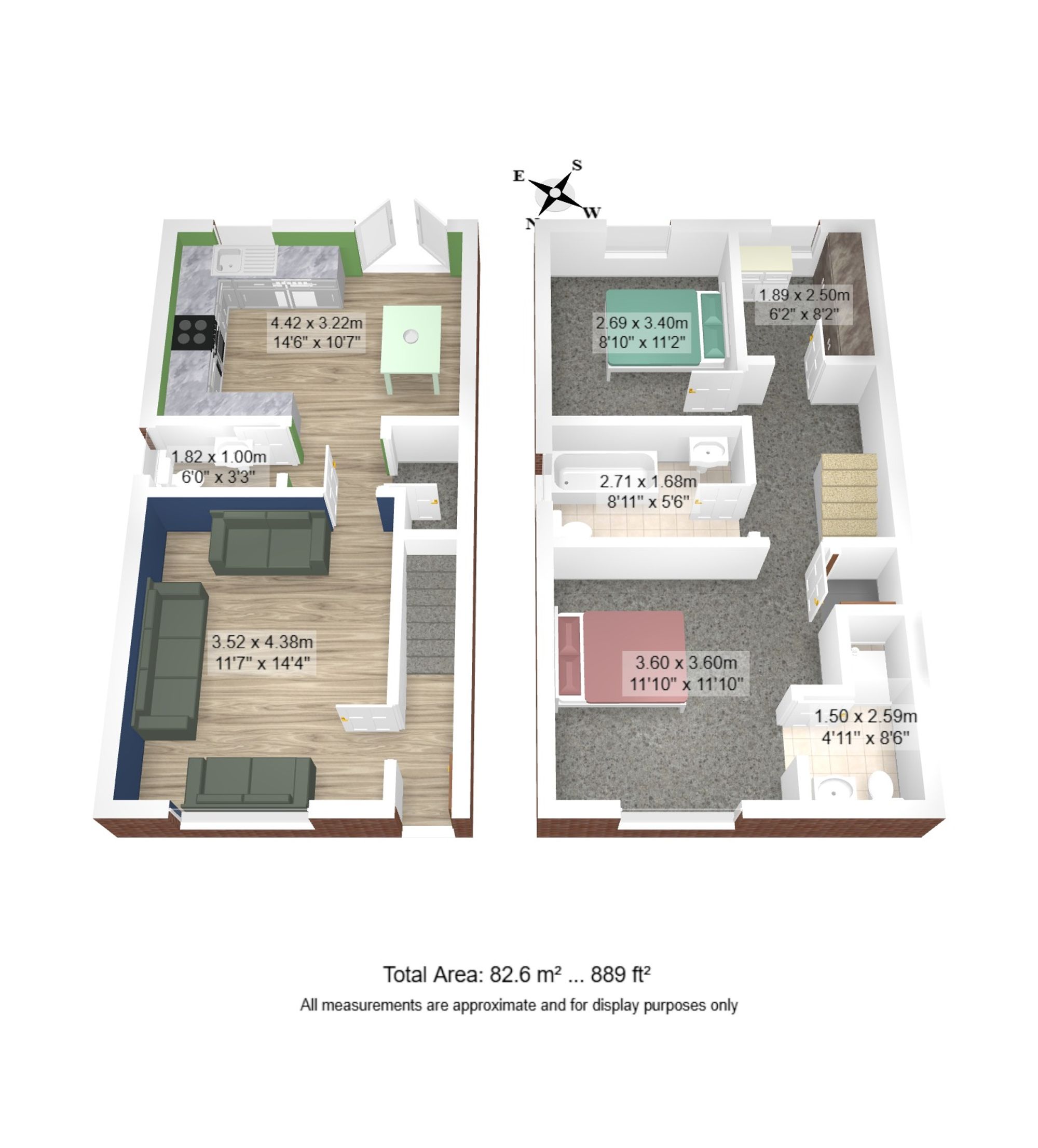 3 bed detached house for sale in Osprey Drive, Manchester - Property floorplan