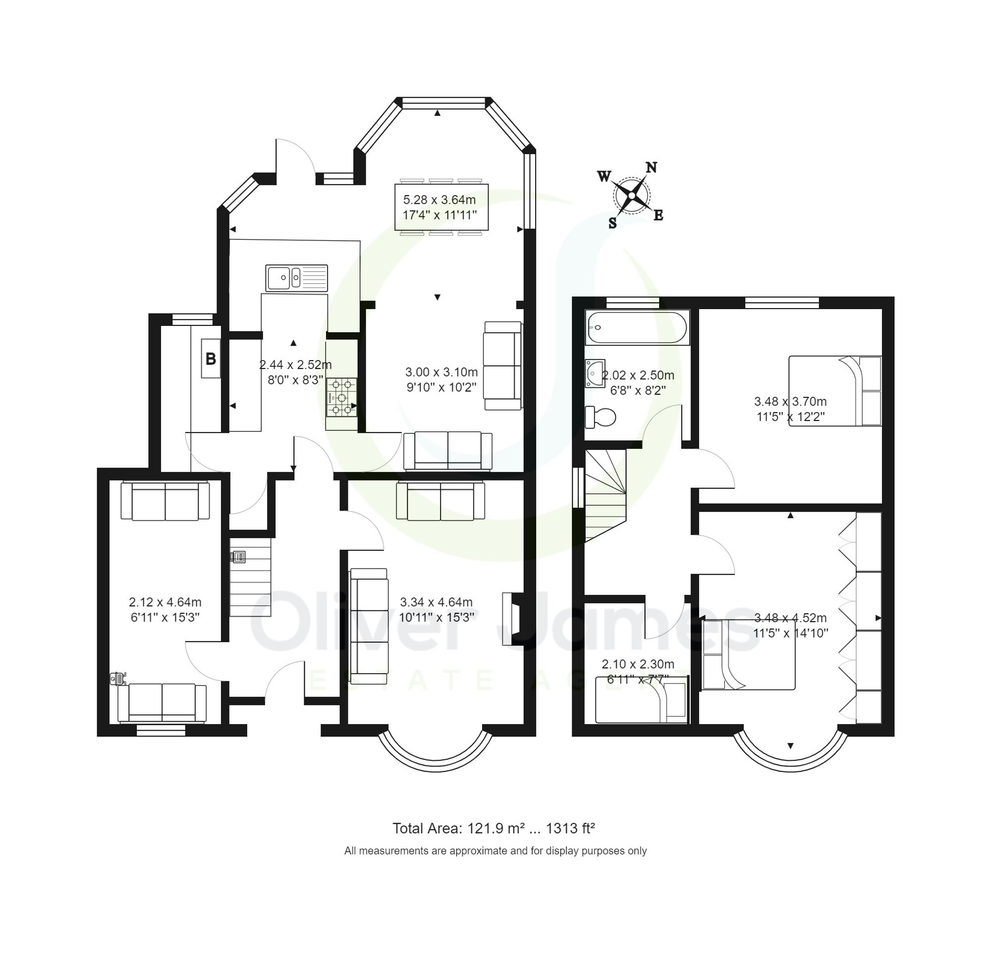 3 bed semi-detached house for sale in Briar Avenue, Warrington - Property floorplan