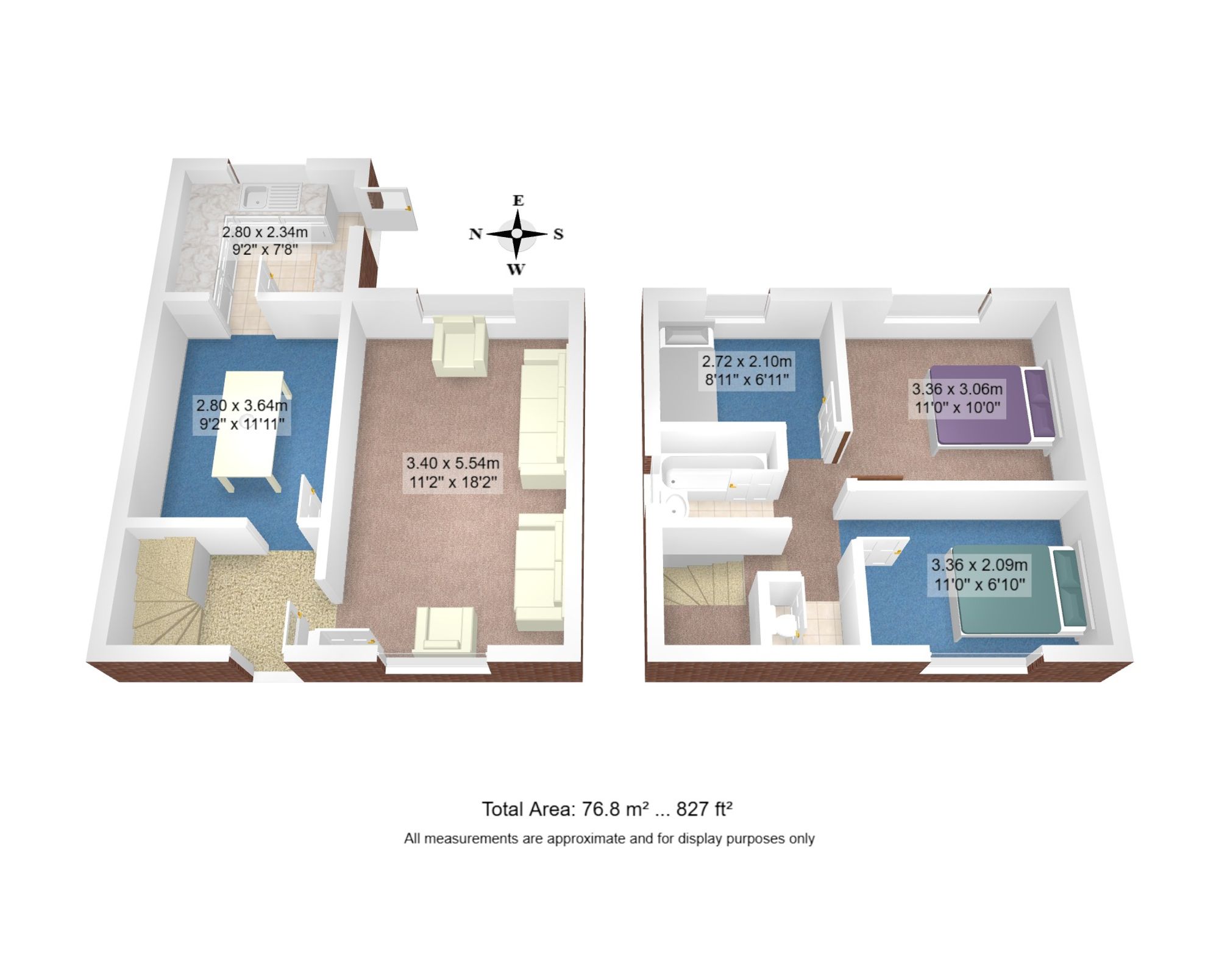 3 bed semi-detached house for sale in Elsinore Avenue, Manchester - Property floorplan