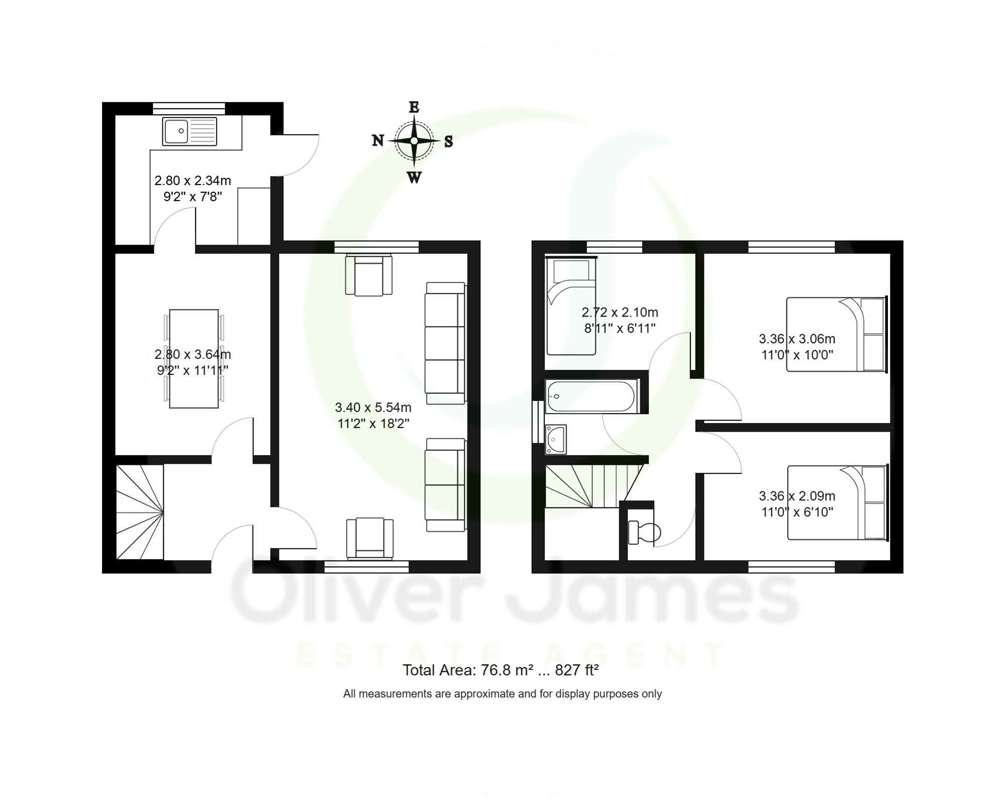 3 bed semi-detached house for sale in Elsinore Avenue, Manchester - Property floorplan