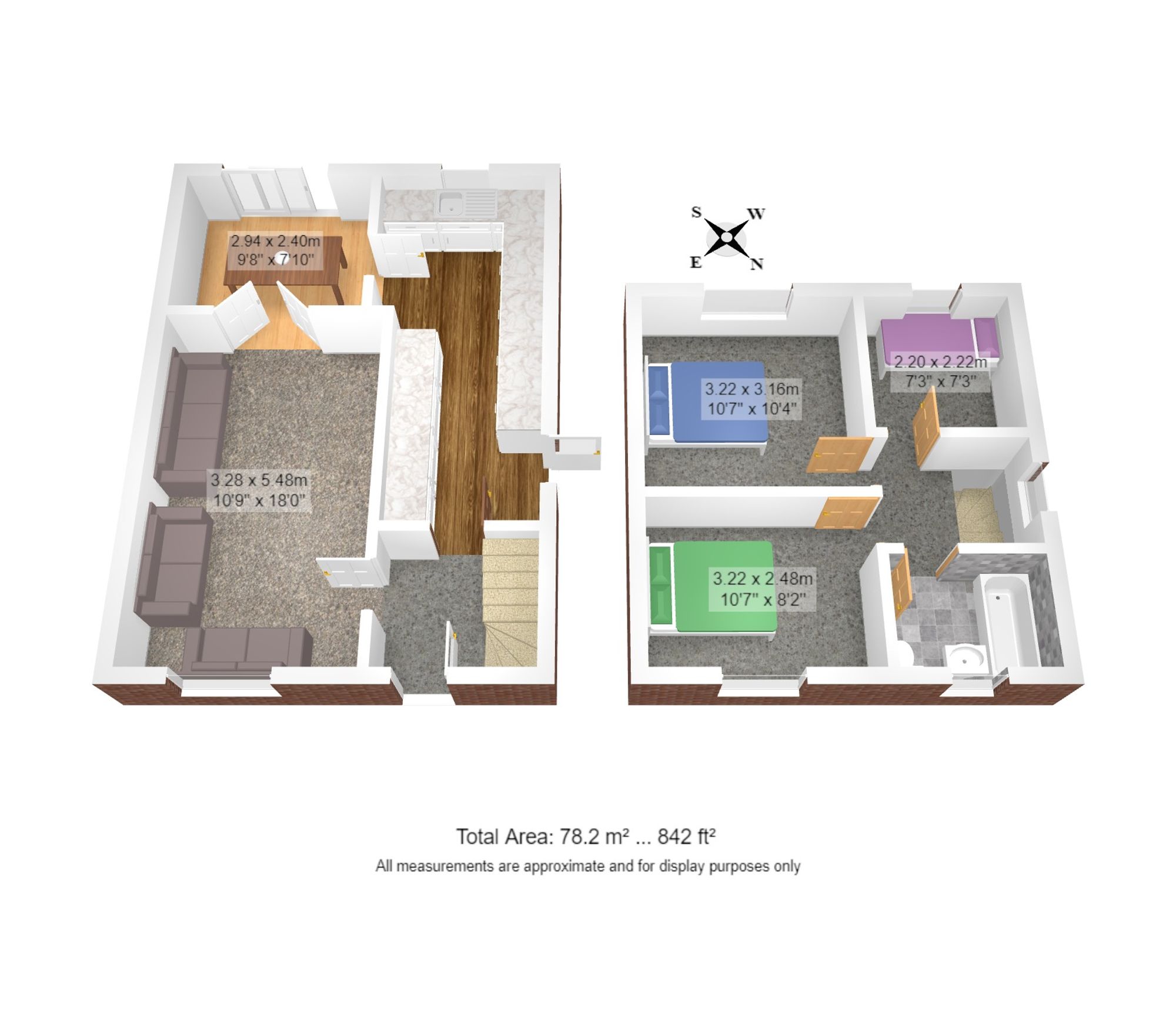 3 bed semi-detached house for sale in Lyndhurst Avenue, Manchester - Property floorplan