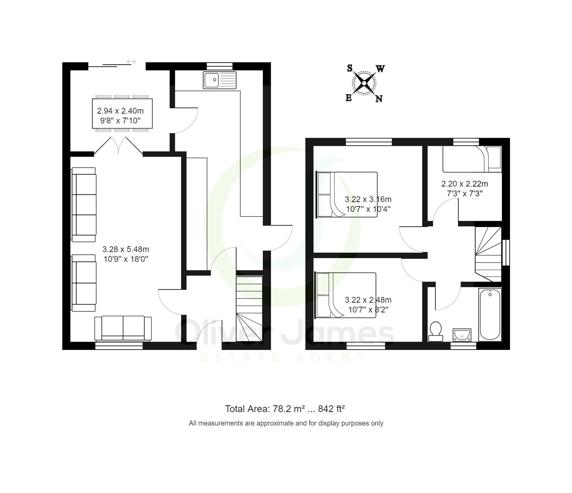 3 bed semi-detached house for sale in Lyndhurst Avenue, Manchester - Property floorplan