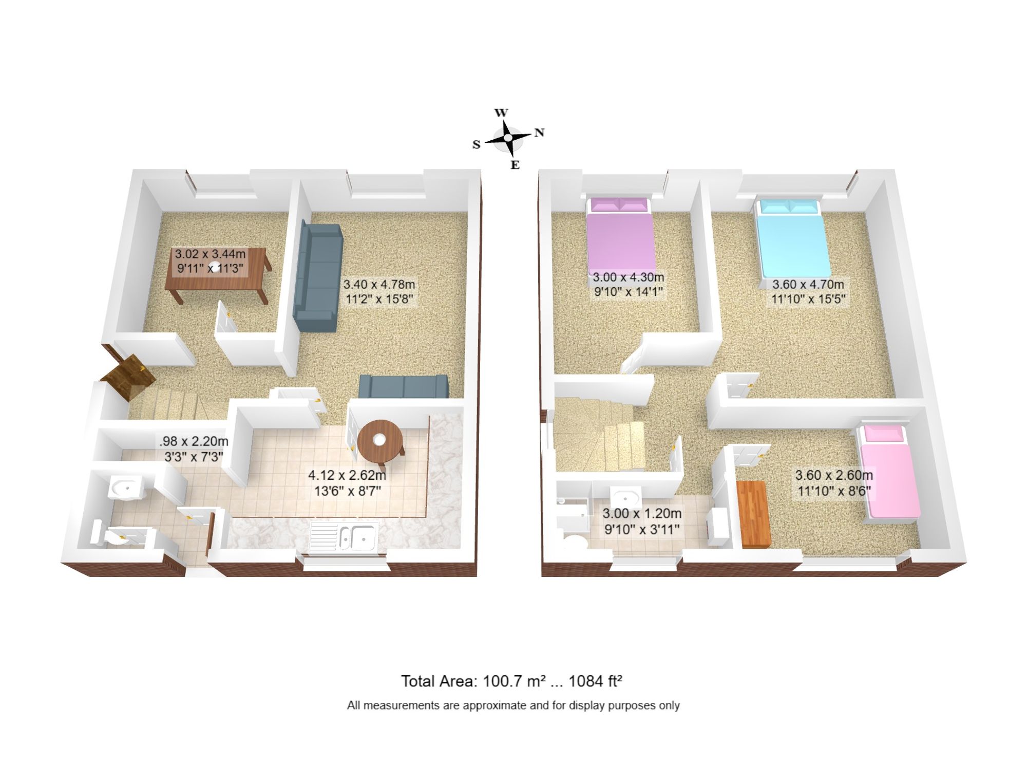 3 bed semi-detached house for sale in Victory Road, Manchester - Property floorplan