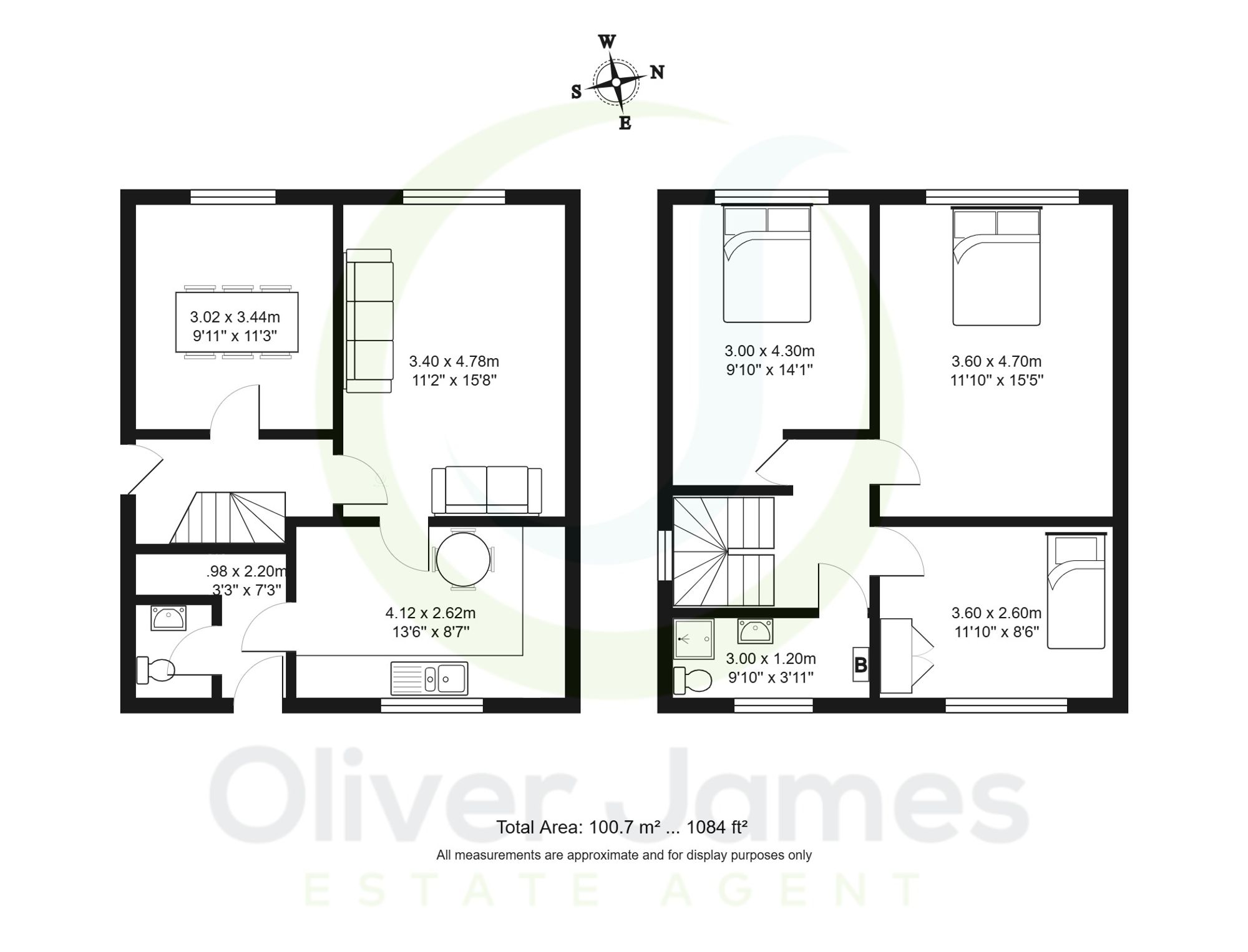 3 bed semi-detached house for sale in Victory Road, Manchester - Property floorplan