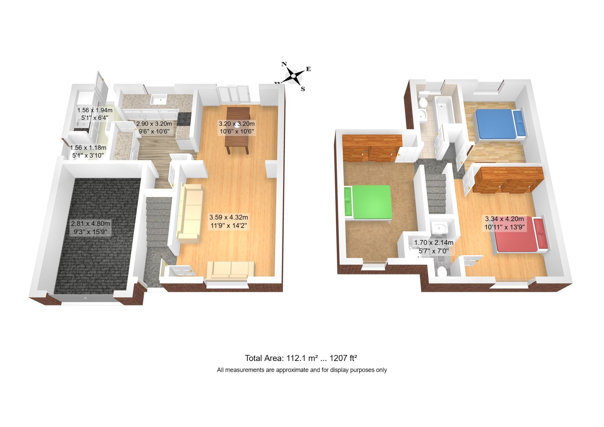 3 bed detached house for sale in Rixtonleys Drive, Manchester - Property floorplan