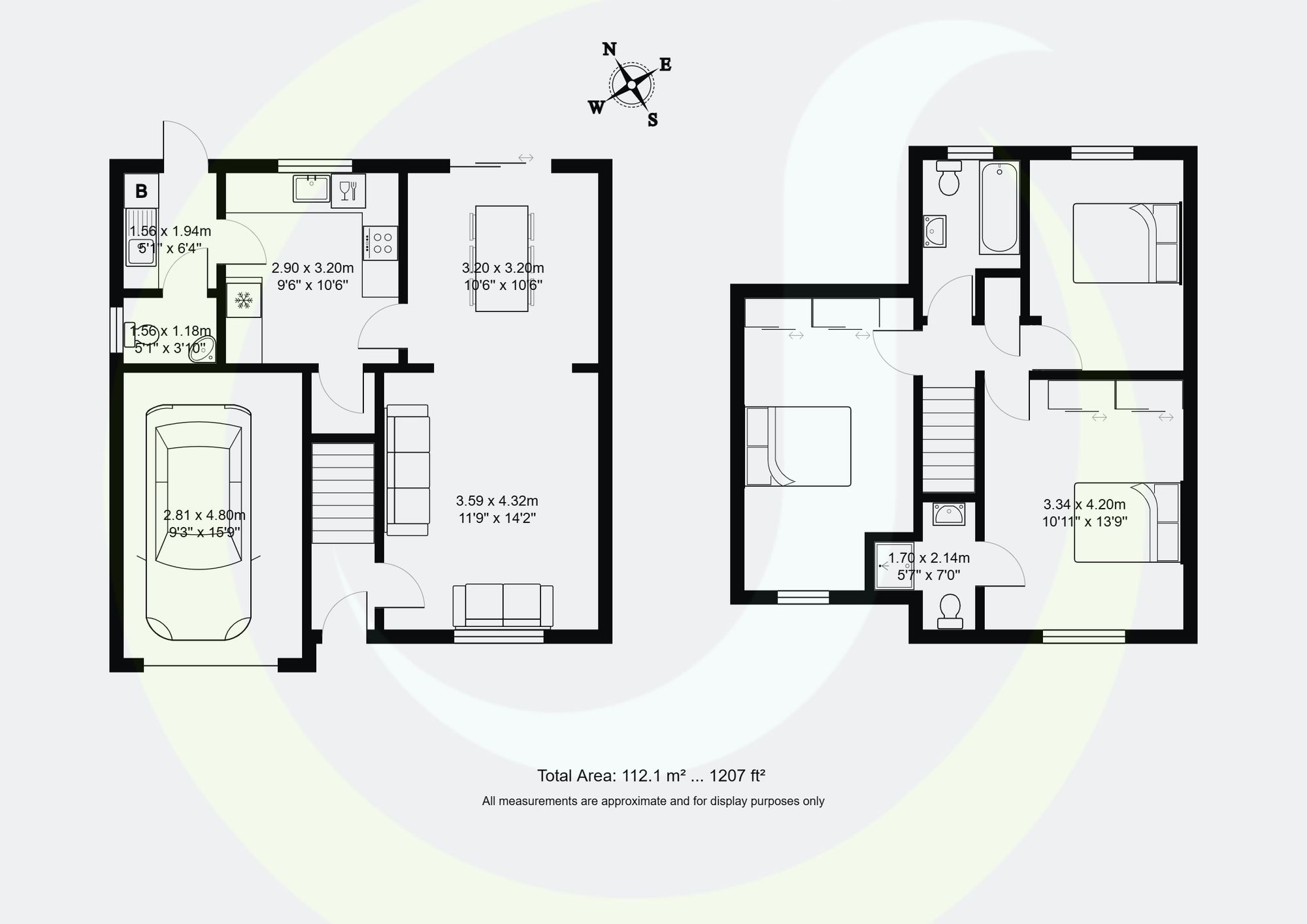 3 bed detached house for sale in Rixtonleys Drive, Manchester - Property floorplan