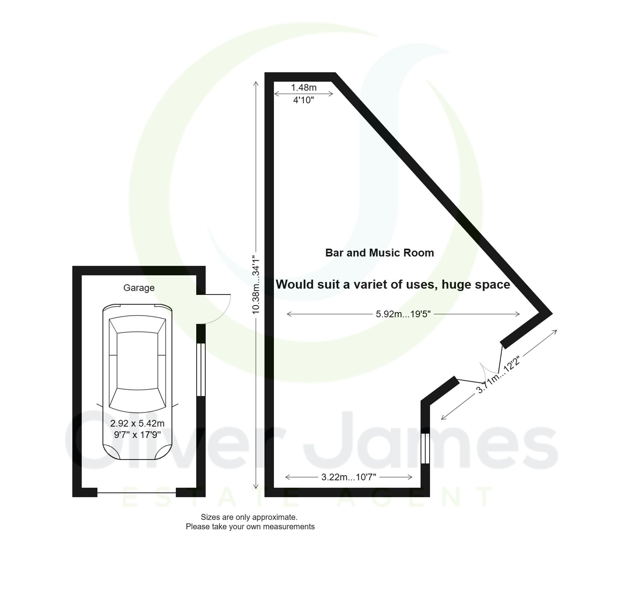 3 bed semi-detached house for sale in Greenside Drive, Manchester - Property floorplan