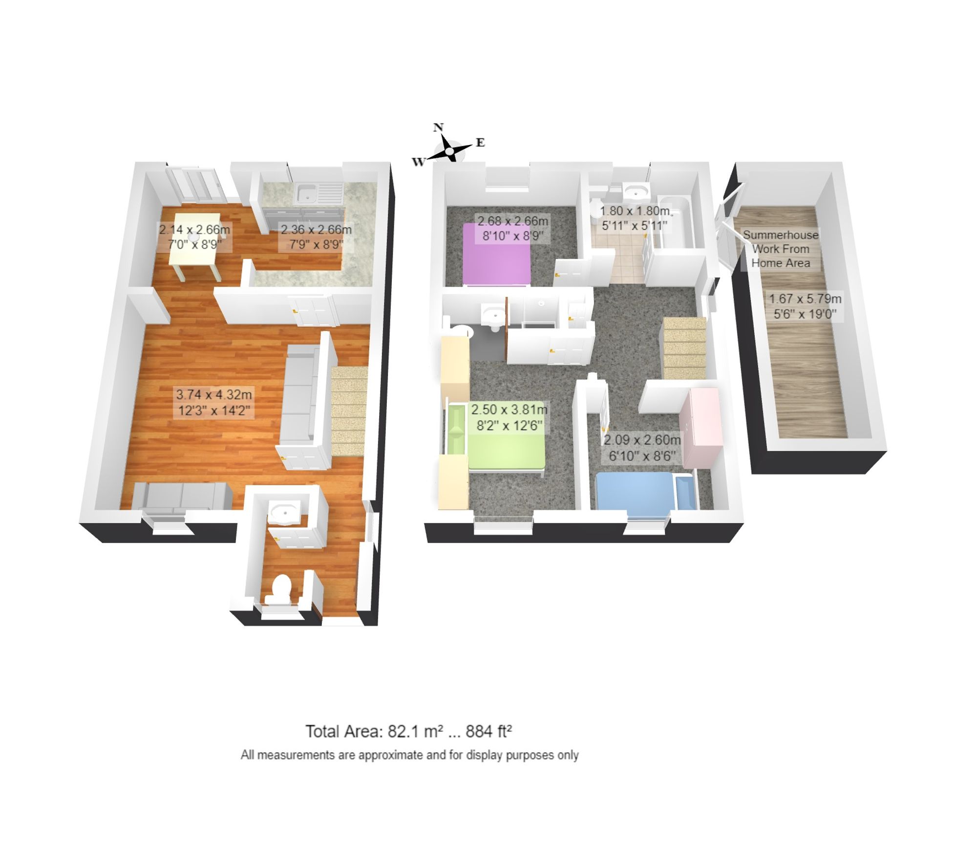 3 bed end of terrace house for sale in Stickens Lock Lane, Manchester - Property floorplan