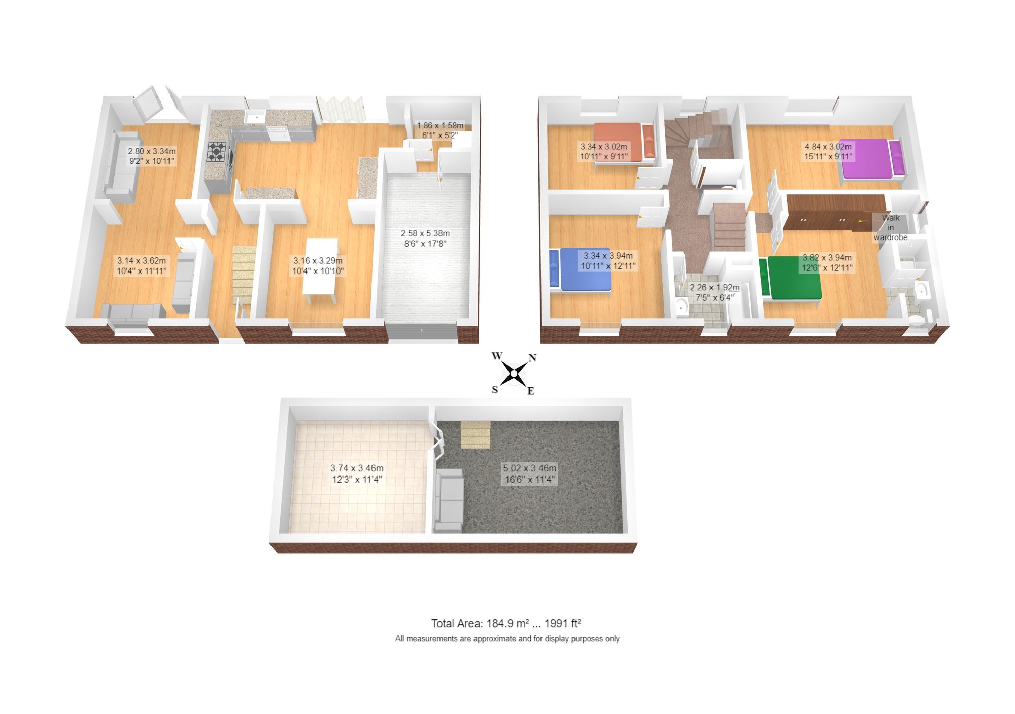 4 bed semi-detached house for sale in Brentwood Avenue, Manchester - Property floorplan