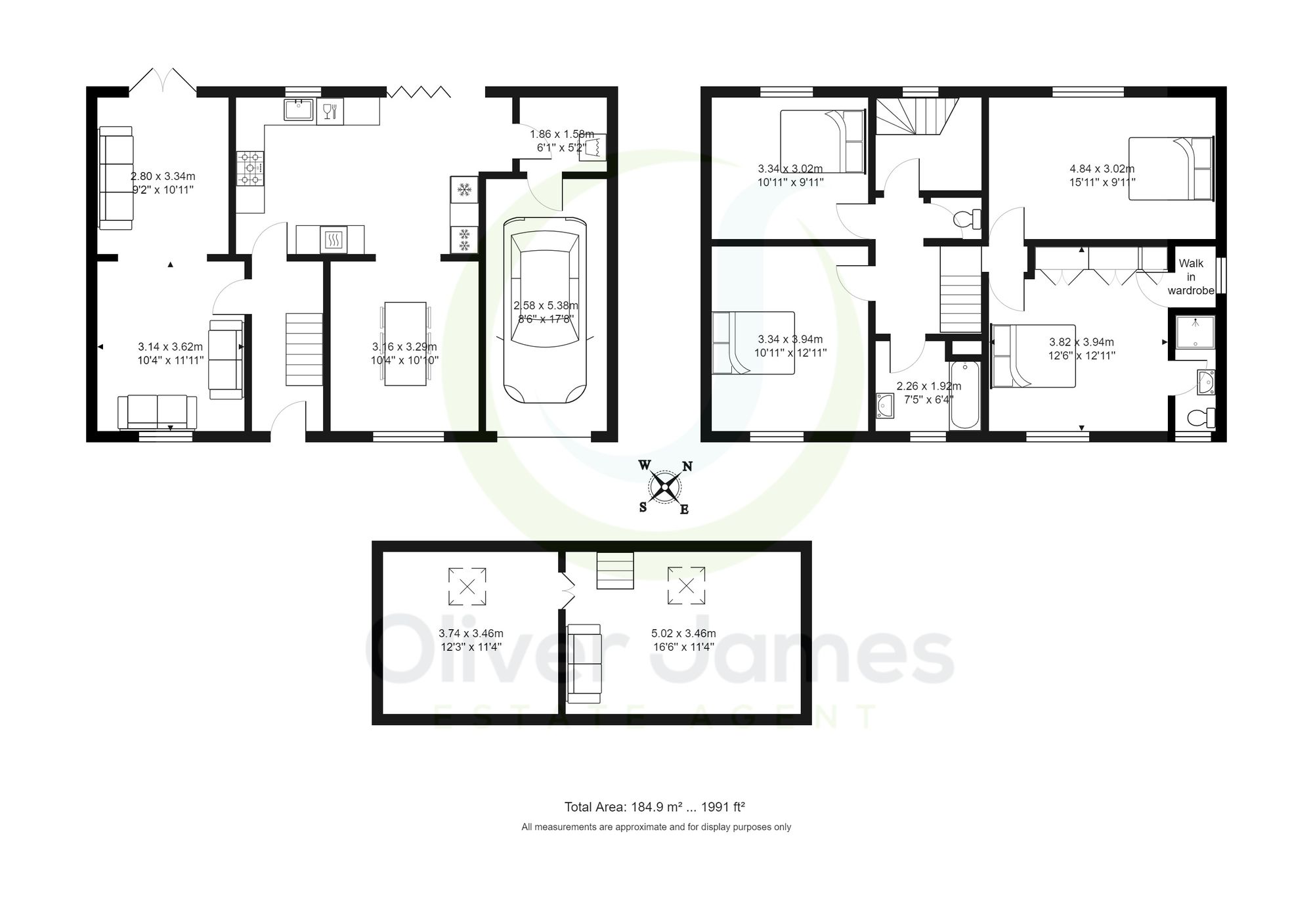 4 bed semi-detached house for sale in Brentwood Avenue, Manchester - Property floorplan