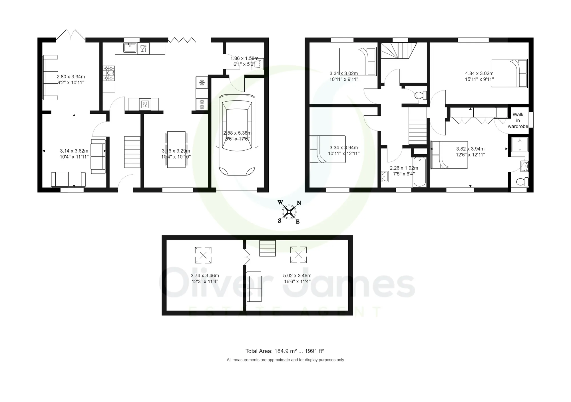 4 bed semi-detached house for sale in Brentwood Avenue, Manchester - Property floorplan