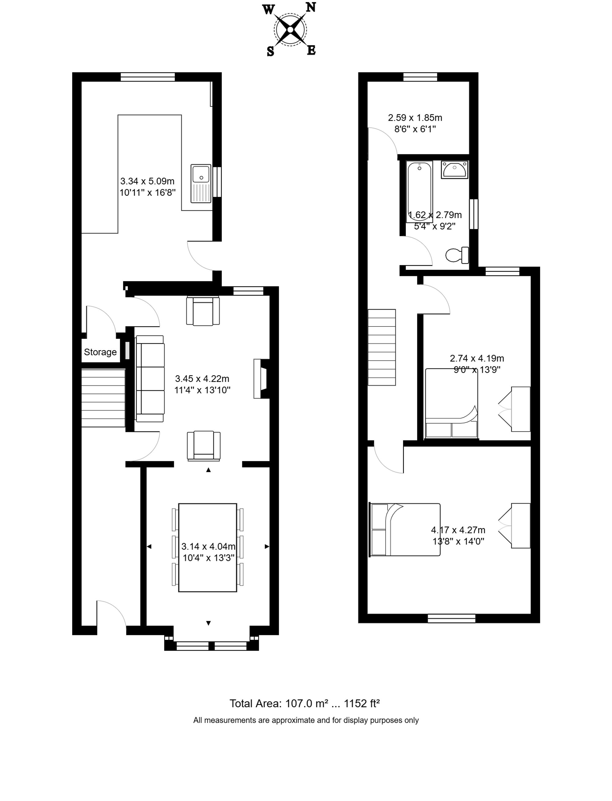 3 bed terraced house for sale in 218 Worsley Road, Winton, M30 - Property floorplan