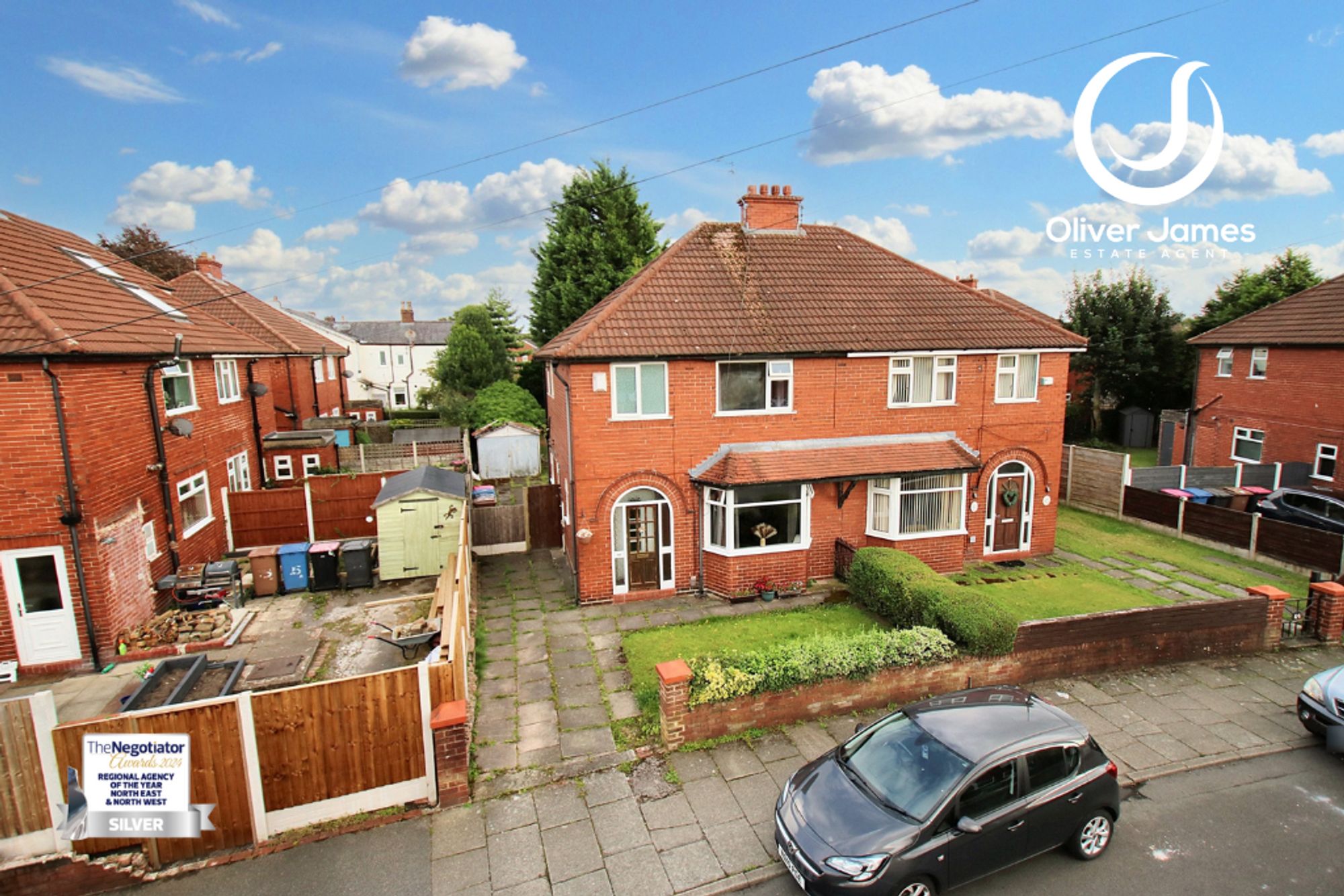 3 bed semi-detached house for sale in Devon Road, Manchester - Property Image 1