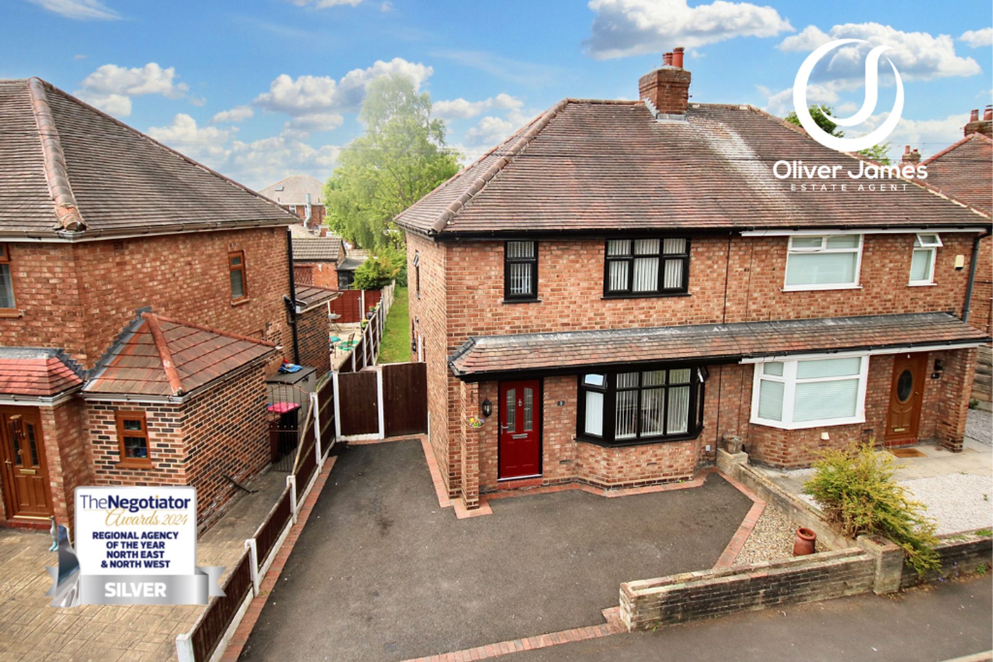 3 bed semi-detached house for sale in Chestnut Avenue, Manchester  - Property Image 1