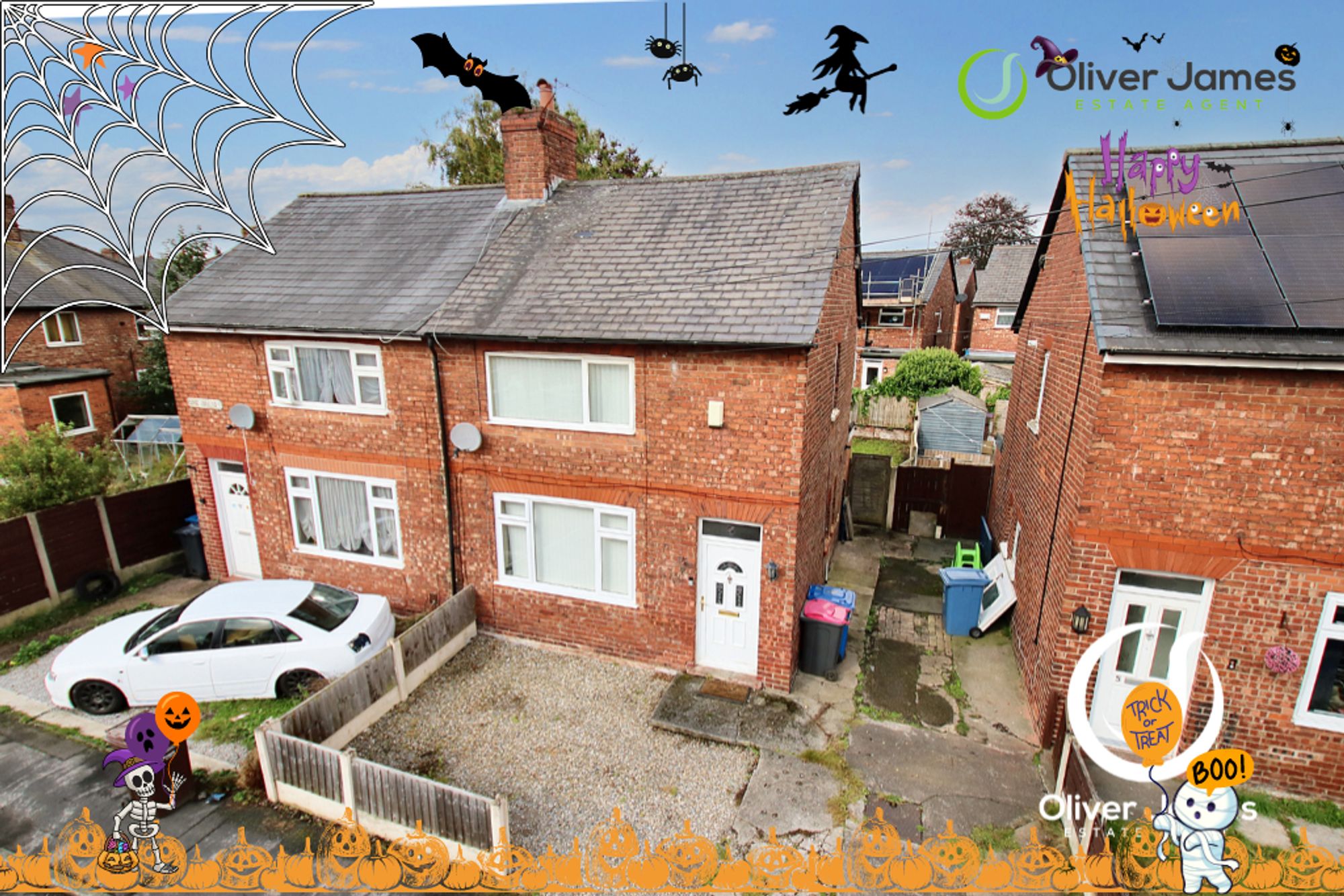 2 bed semi-detached house for sale in Oak Avenue, Manchester  - Property Image 1