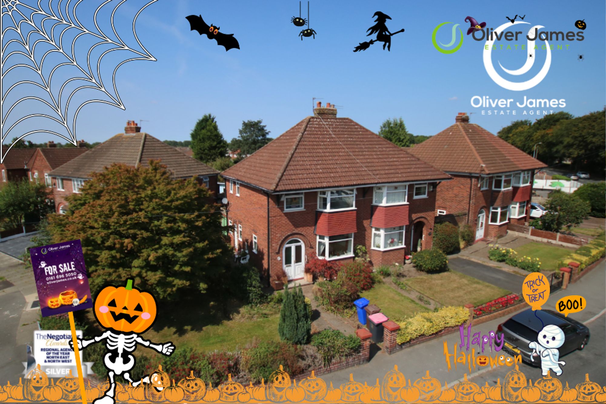 3 bed semi-detached house for sale in Moorfield Road, Irlam, M44 - Property Image 1