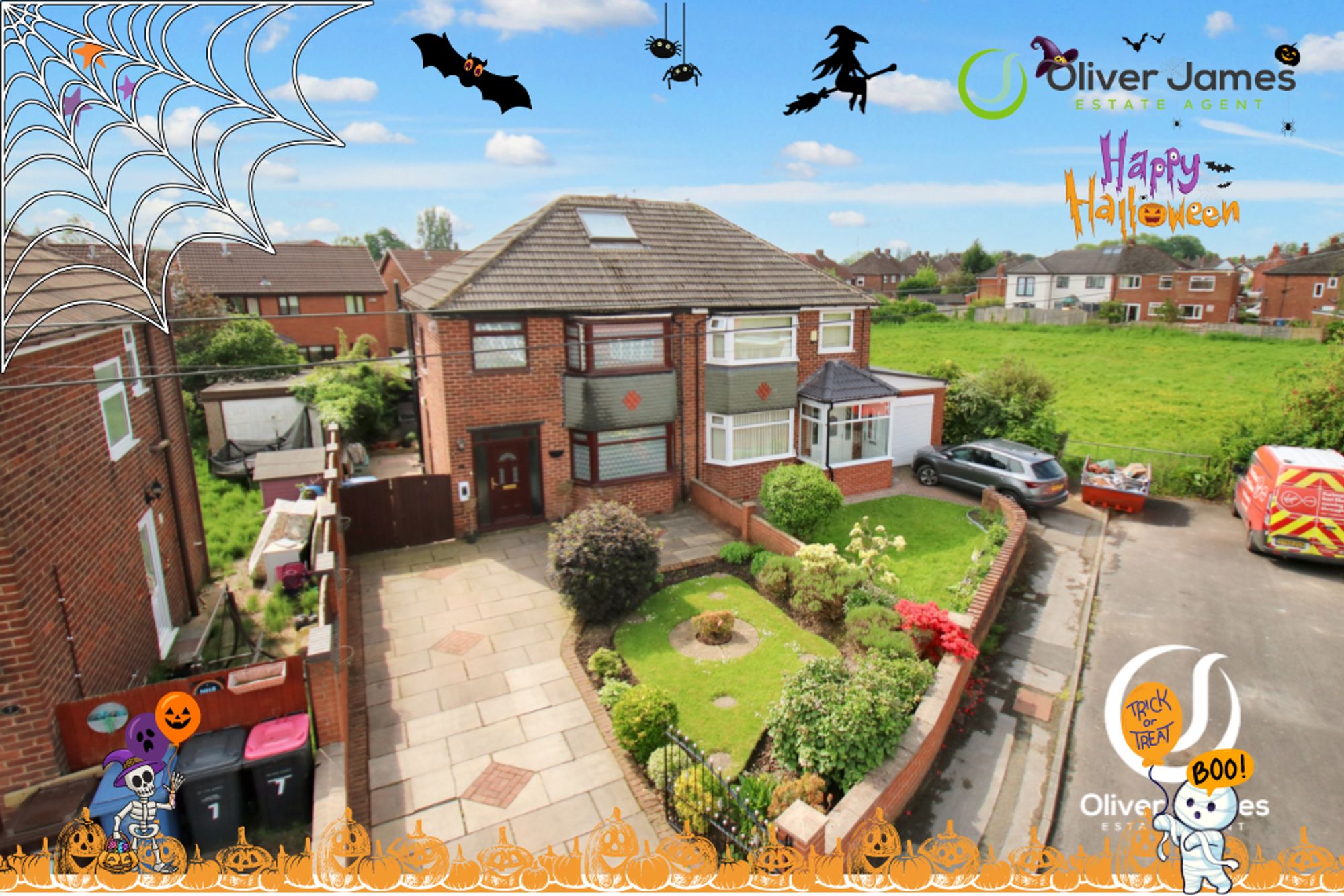 3 bed semi-detached house for sale in Carlisle Drive, Manchester  - Property Image 1