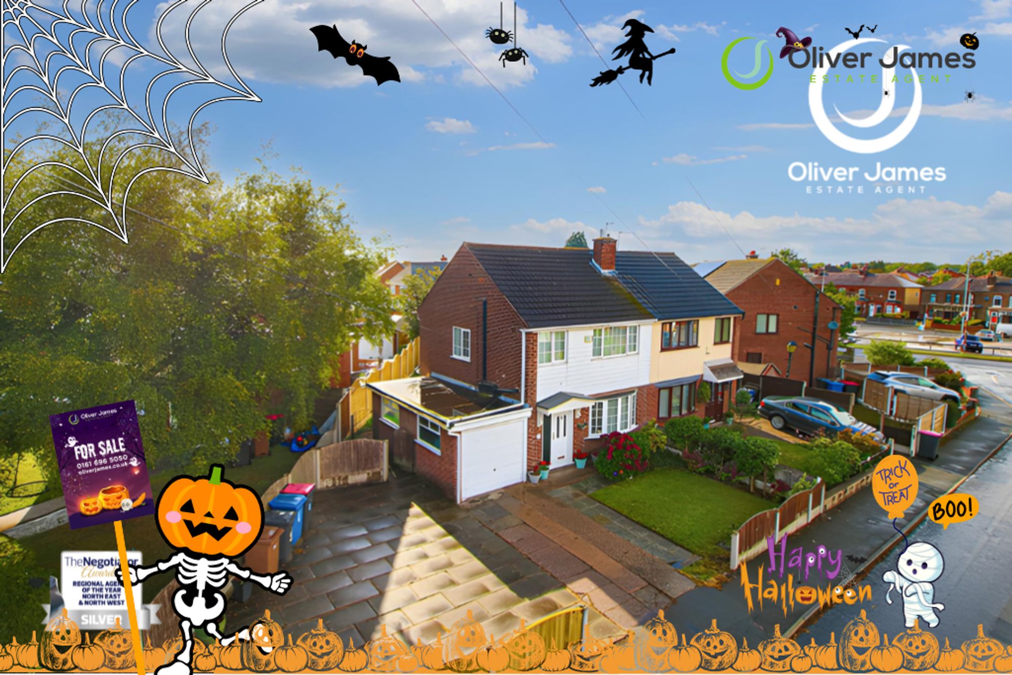 3 bed house for sale in Exeter Drive, Irlam, M44 - Property Image 1
