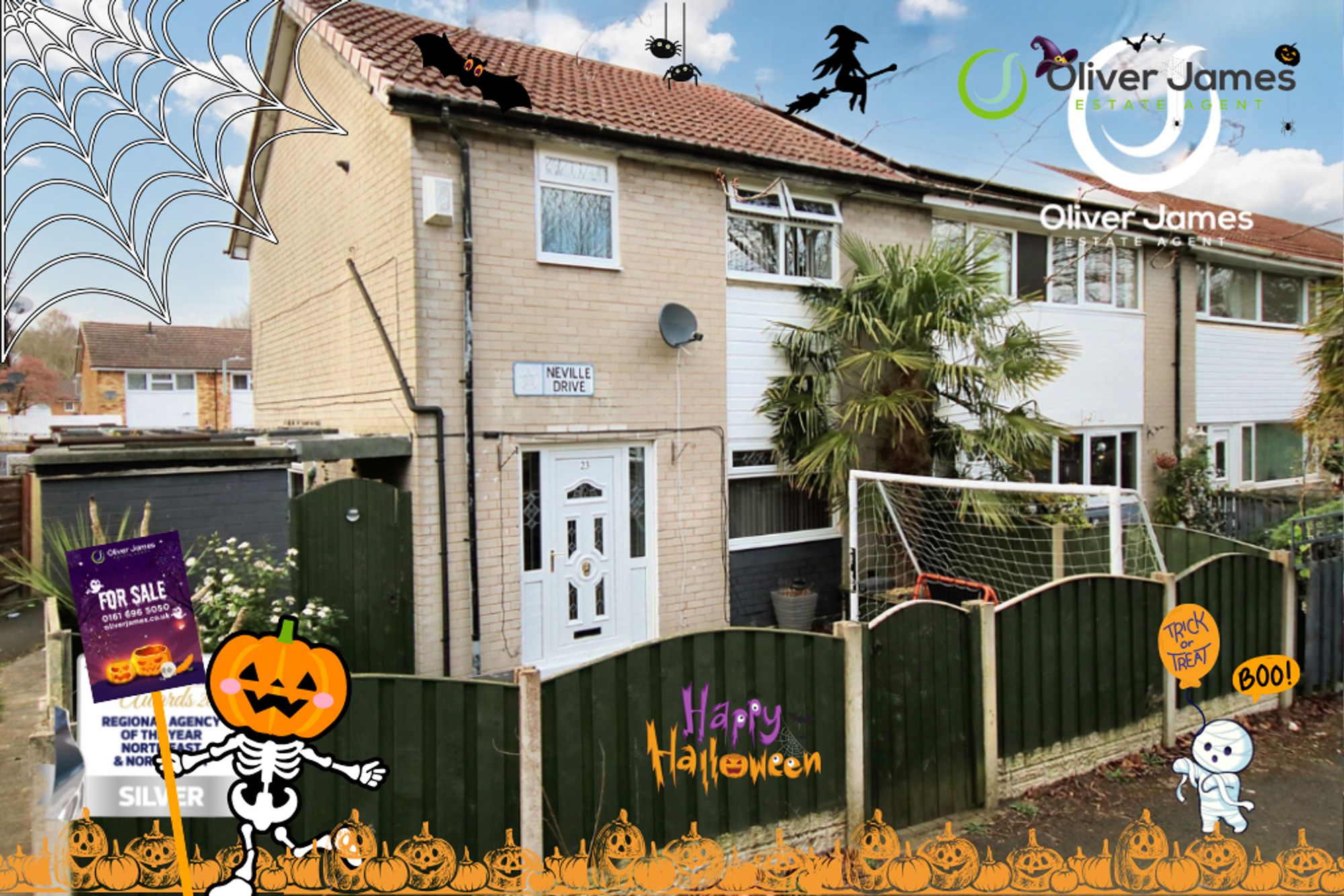 3 bed terraced house for sale in Neville Drive, Irlam, M44