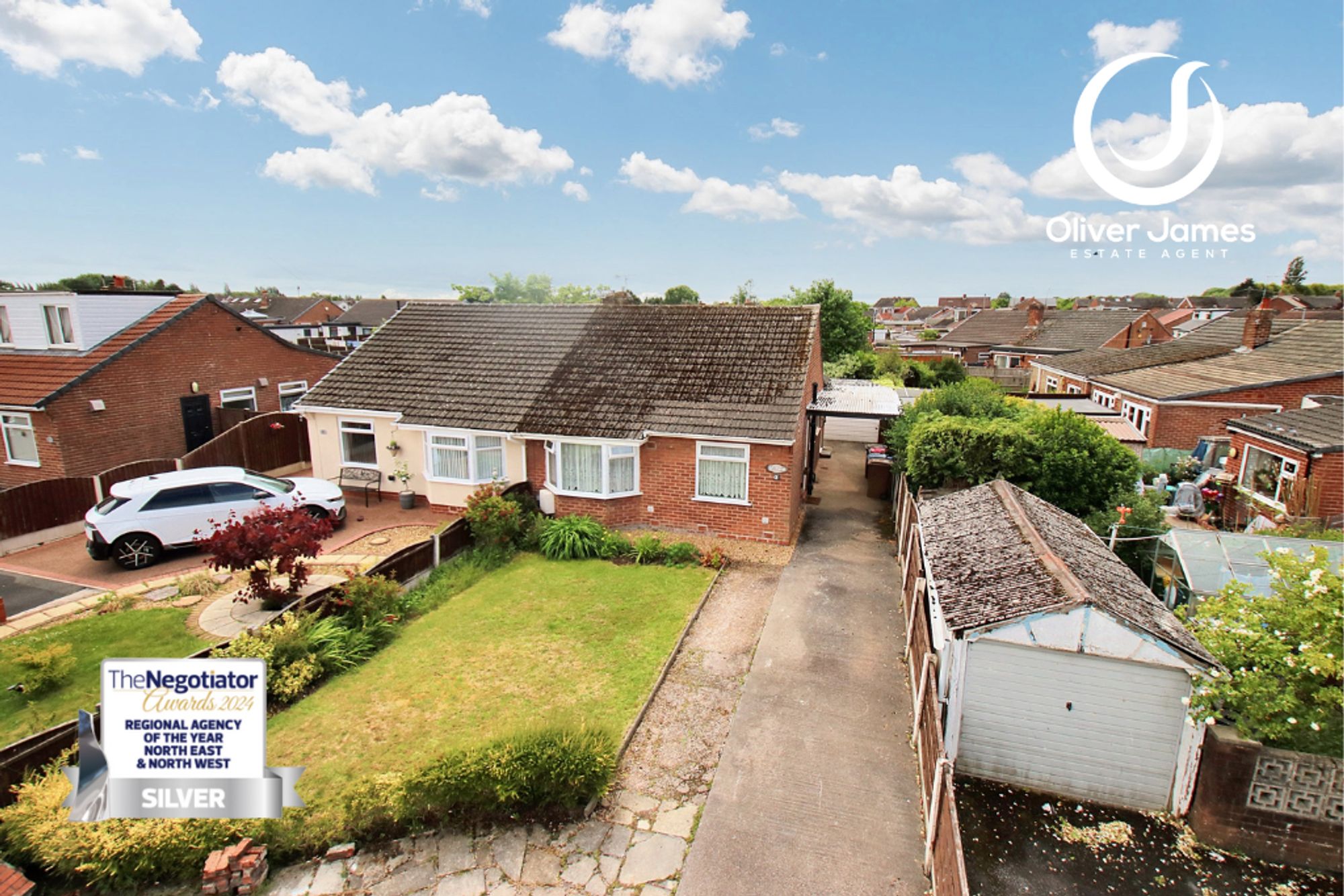 2 bed semi-detached bungalow for sale in Woodlands Avenue, Manchester  - Property Image 1