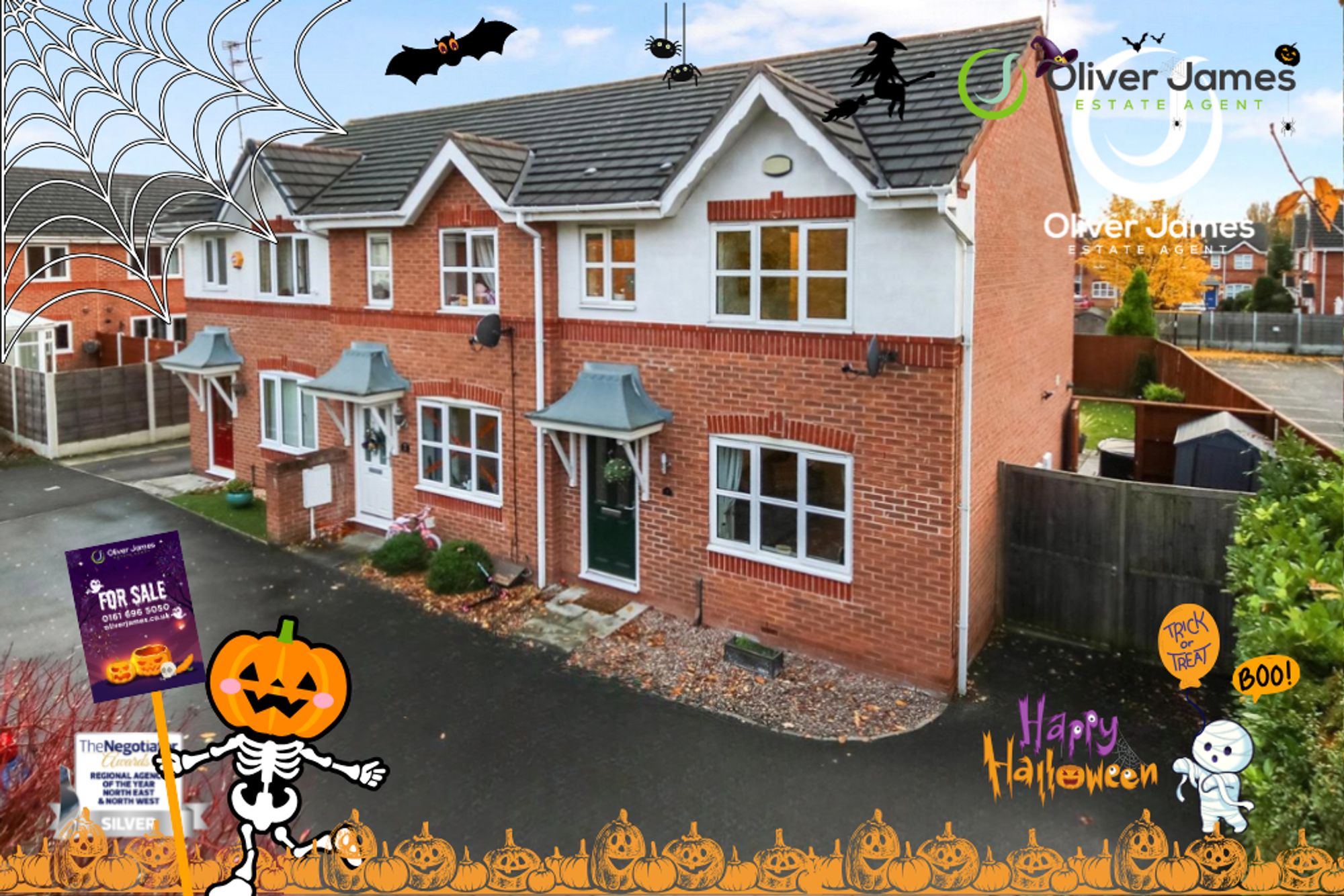 3 bed semi-detached house for sale in Oleo Terrace, Irlam, M44