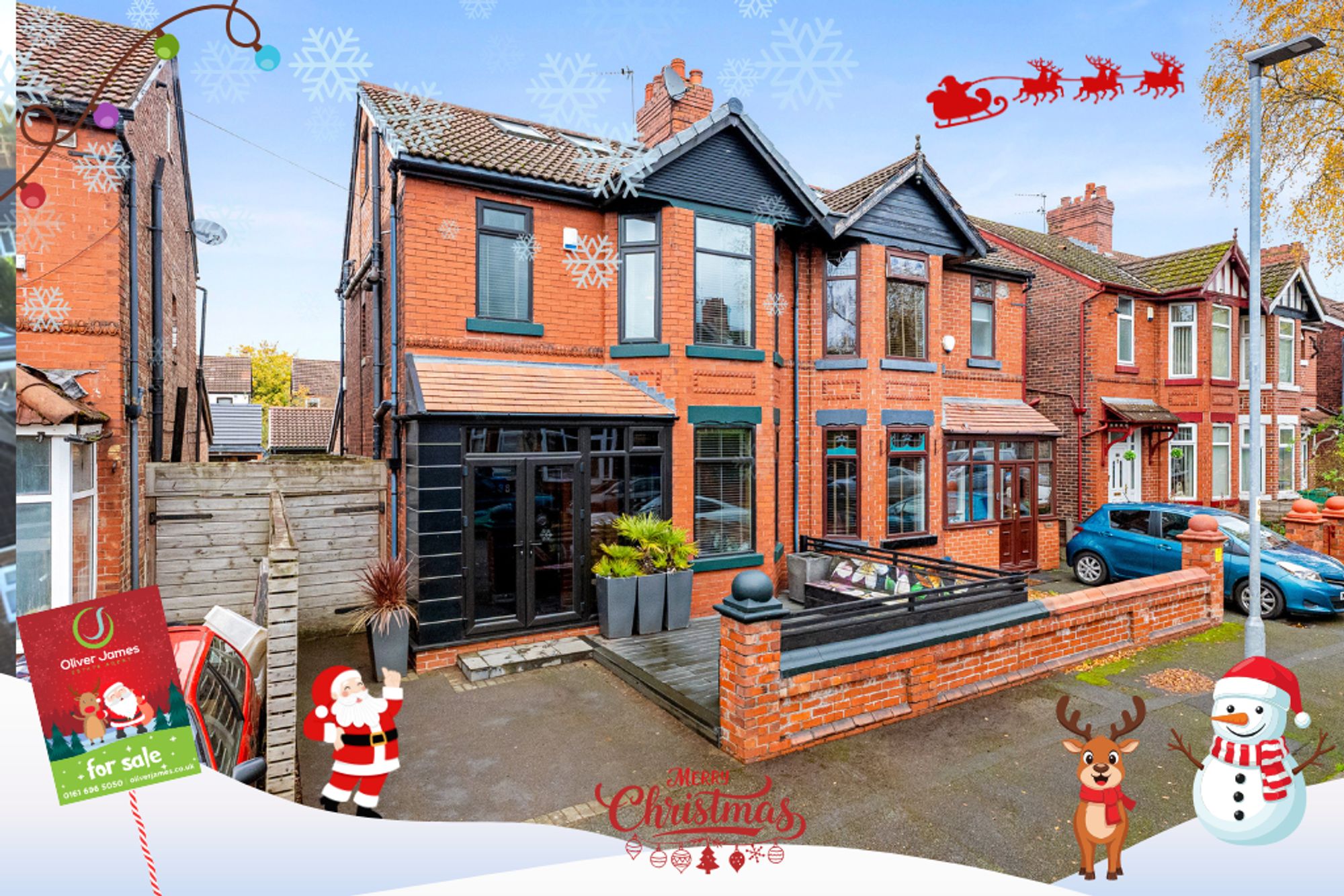 4 bed semi-detached house for sale in Lindsay Avenue, Manchester, M19 - Property Image 1