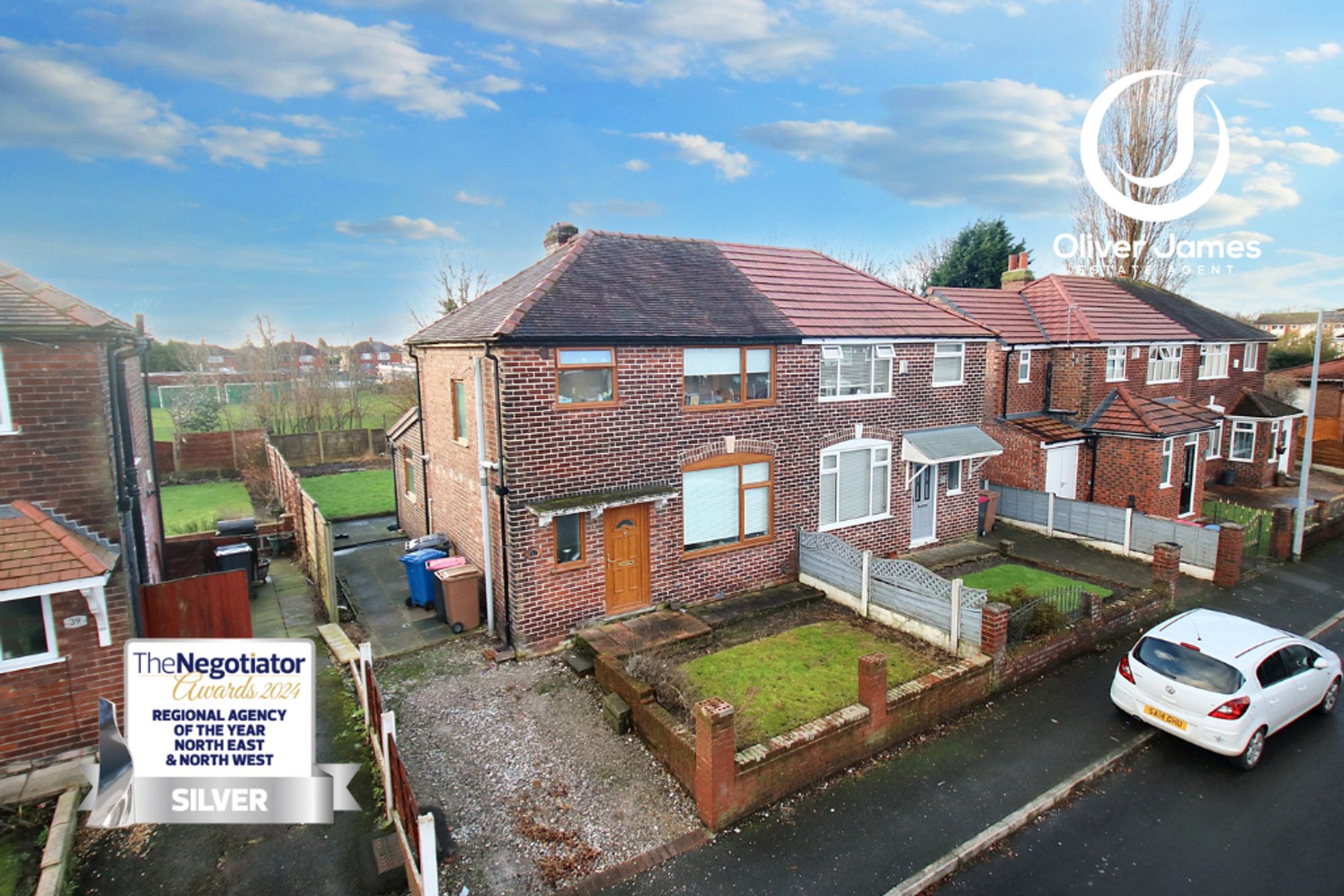 3 bed semi-detached house for sale in Lyndhurst Avenue, Manchester  - Property Image 1