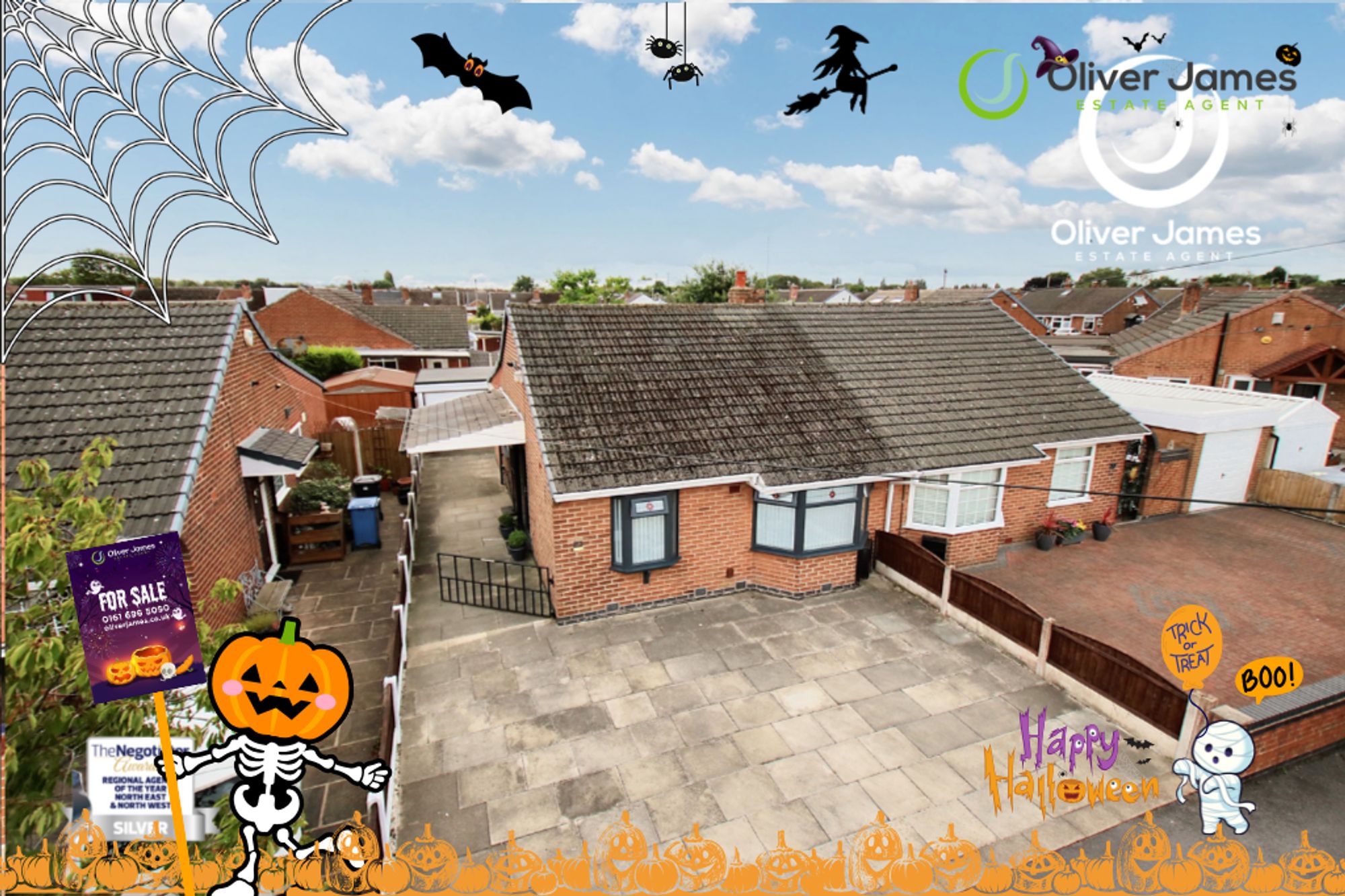 2 bed semi-detached bungalow for sale in School Lane, Irlam, M44