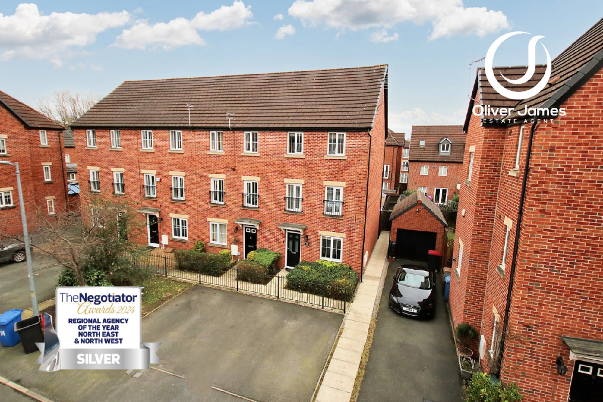 4 bed end of terrace house for sale in Lorna Way, Manchester  - Property Image 1